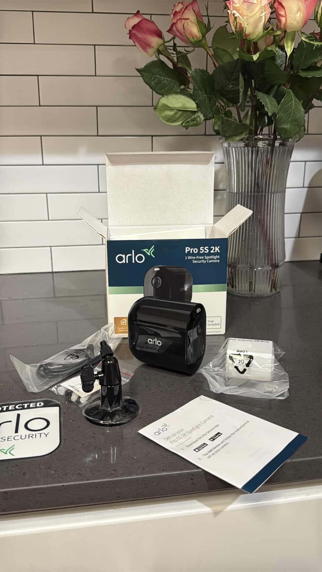 Arlo Pro 5S Spotlight Security Camera 2K HDR | Outdoor | Wireless | Dual-Band Wi-Fi Connects to the Strongest Network | 12X Zoom, 2-Way Audio, Color Night Vision, Live Stream Black - Customer Photo 2