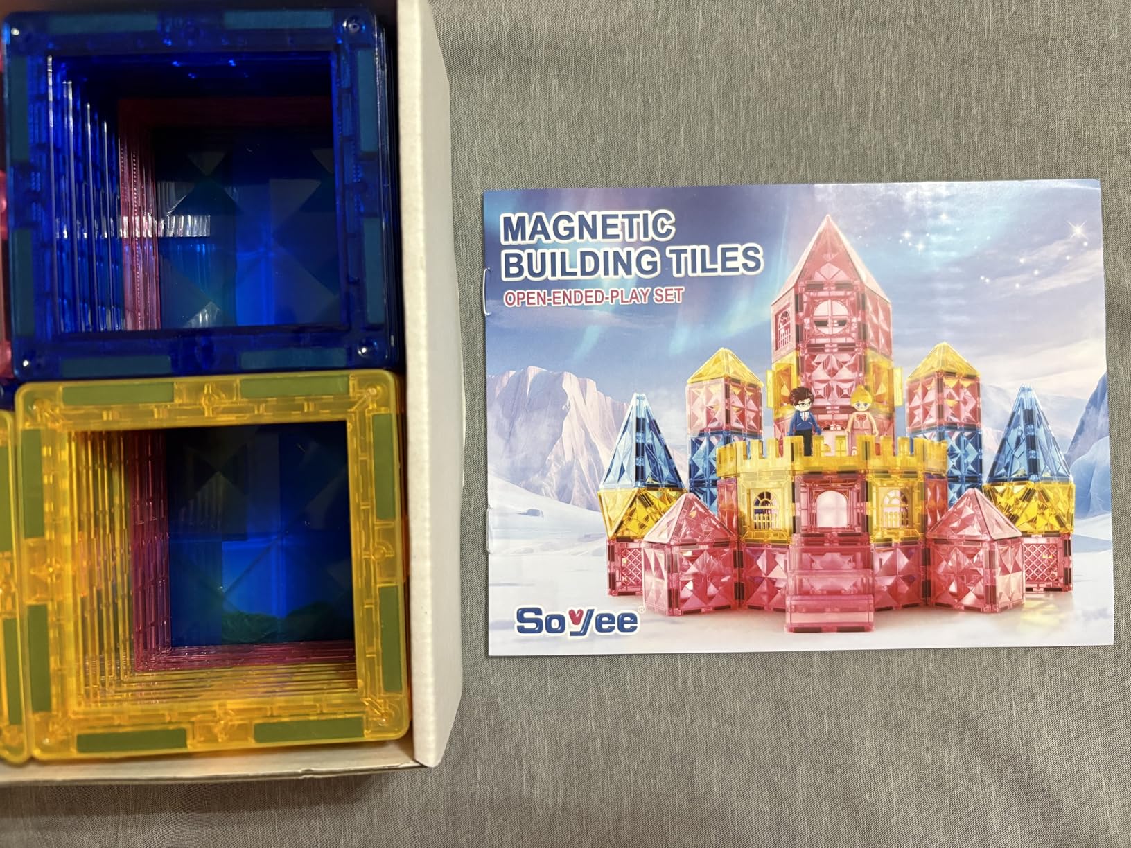 Soyee Diamond Magnetic Building Blocks - Princess Toys for 3-8 Year Old Girls & Boys - 3 4 5 6 Year Old Girl Birthday Xmas Present - Customer Photo 2