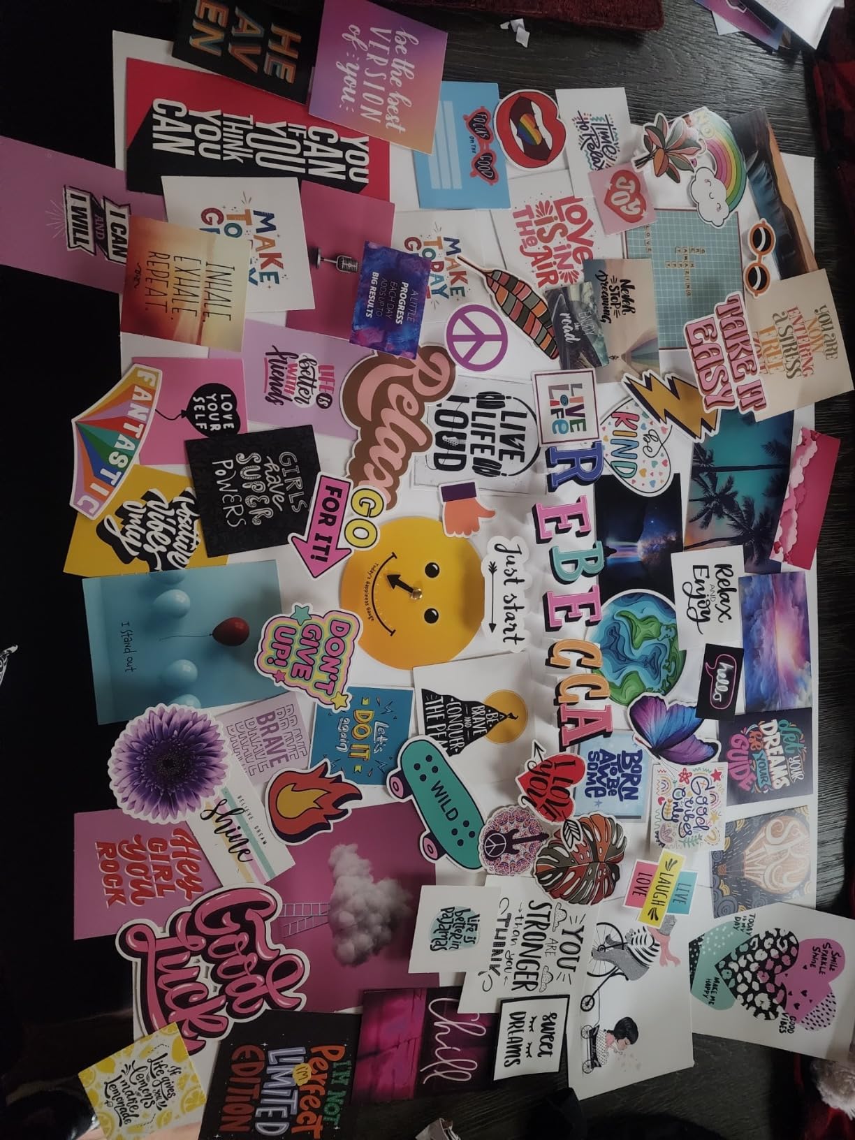 Pretty Me Wall Collage Kit for Teen & Tween Girls - Arts Craft Gift Ideas for Age 11, 12,13, 14, 15, 16 Year Old Girl - Birthday Gifts and Stuff for Teenage Bedroom Decor - Teens Creative Crafts Kits Customer Review Pretty Me Wall Collage Kit for Teen & Tween Girls - Arts Craft Gift Ideas for Age 11, 12,13, 14, 15, 16 Year Old Girl - Birthday Gifts and Stuff for Teenage Bedroom Decor - Teens Creative Crafts Kits - Customer Photo 2