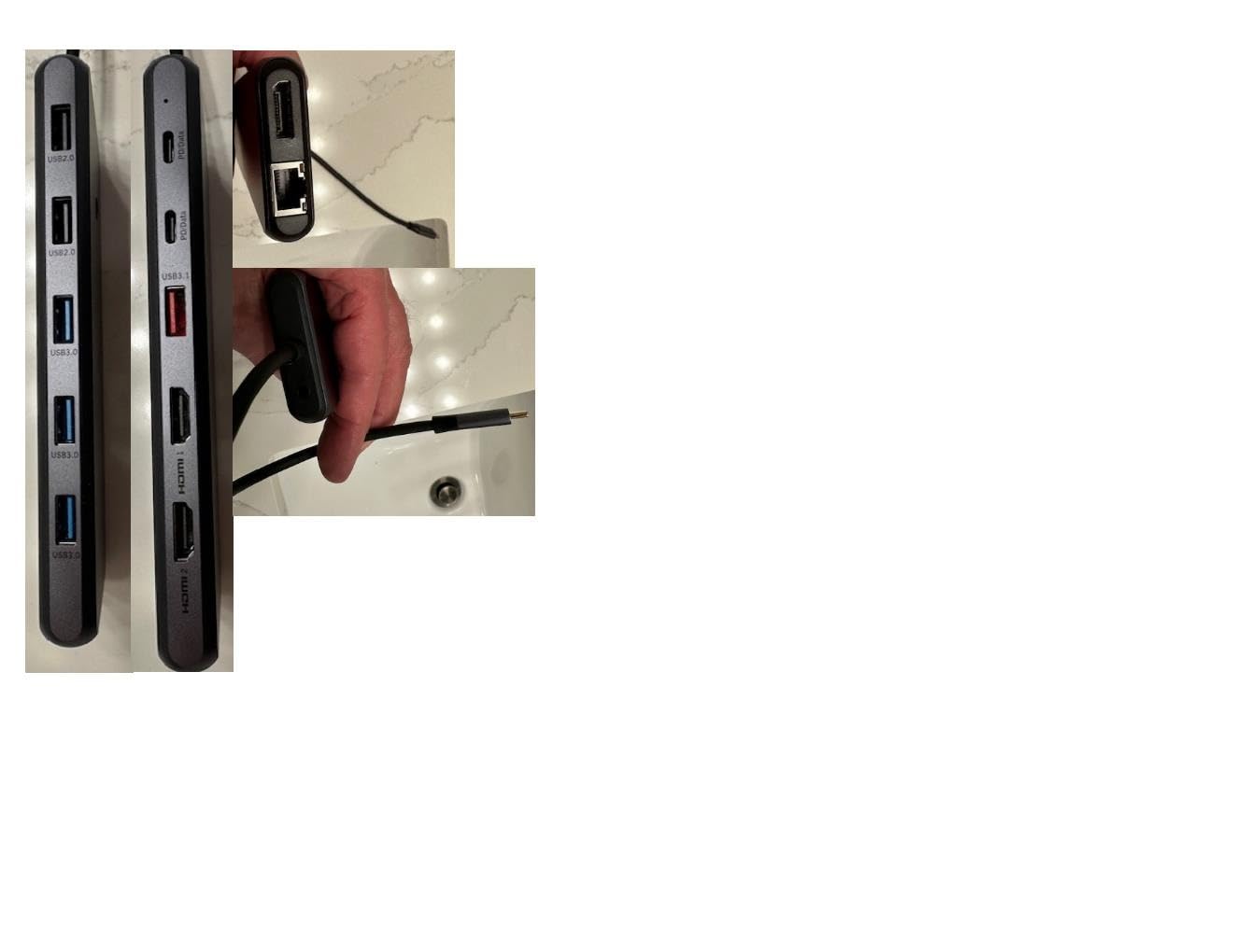 13 in 1 USB C Docking Station - Dual Monitor, Triple Display, 8 USB C/A Ports, Ethernet, Audio - LIONWEI USB C Hub for MacBook,Dell,HP,Lenovo,Surface Customer Review 13 in 1 USB C Docking Station - Dual Monitor, Triple Display, 8 USB C/A Ports, Ethernet, Audio - LIONWEI USB C Hub for MacBook,Dell,HP,Lenovo,Surface - Customer Photo 4