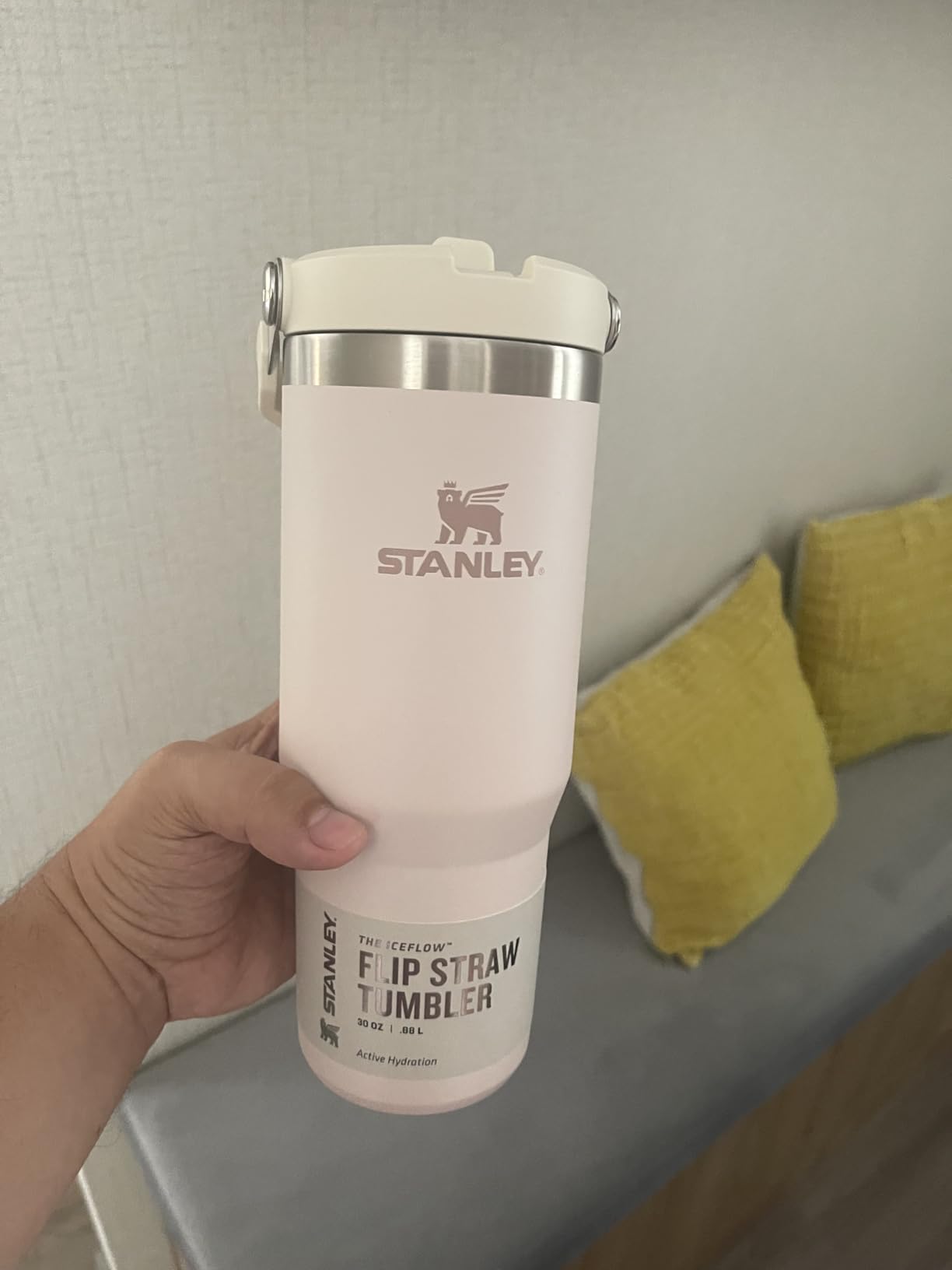 Stanley IceFlow Flip Straw Tumbler with Handle | Twist On Lid and Flip Up Straw | Leak Resistant Water Bottle | Insulated Stainless Steel | BPA-Free - Customer Photo 4