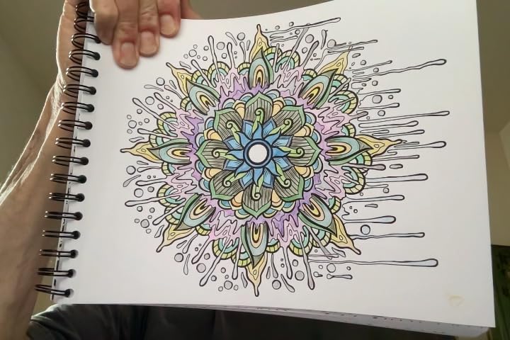 RYVE Adult Coloring Book for Women with Stress Relief & Relaxation Exercises - Mindfulness Coloring Book for Adults Relaxation, Unique Depression, Anxiety & Stress Relief Gifts for Women - Customer Photo 1