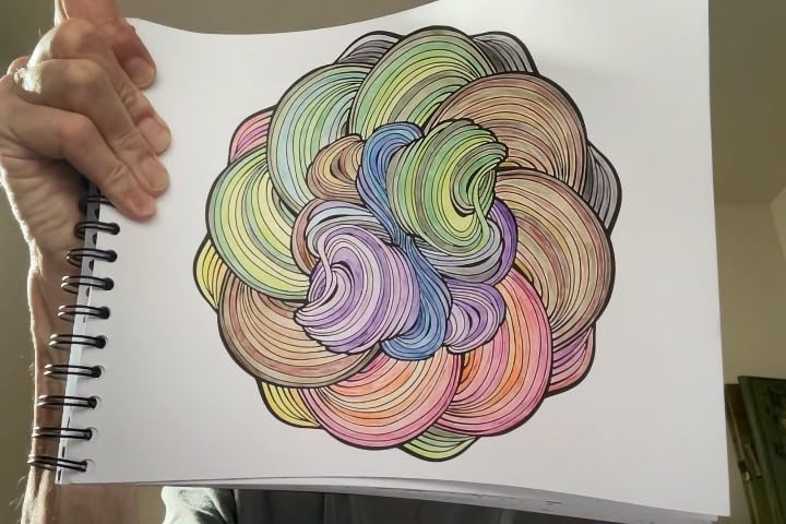 RYVE Adult Coloring Book for Women with Stress Relief & Relaxation Exercises - Mindfulness Coloring Book for Adults Relaxation, Unique Depression, Anxiety & Stress Relief Gifts for Women - Customer Photo 2