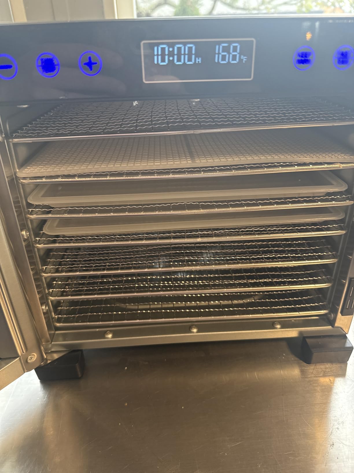 Magic Mill Pro Food Dehydrator Machine | 7 Stainless Steel Trays | Dryer for Jerky, Dog Treats, Herb, Meat, Beef, Fruit | Keep Warm Function, Digital Timer and Temperature Control, ETL Approved - Customer Photo 3