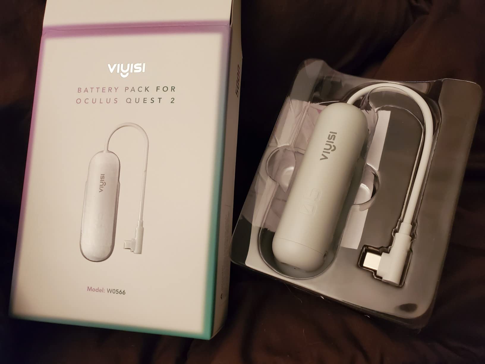 Battery Pack for Oculus Quest 2, 5000mAh Portable Charger Accessories for Meta Quest 2 Headset, Power Bank for VR Quest 2 Original Strap, Fast Charging Extend Extra 2-4H Playtime - Customer Photo 4