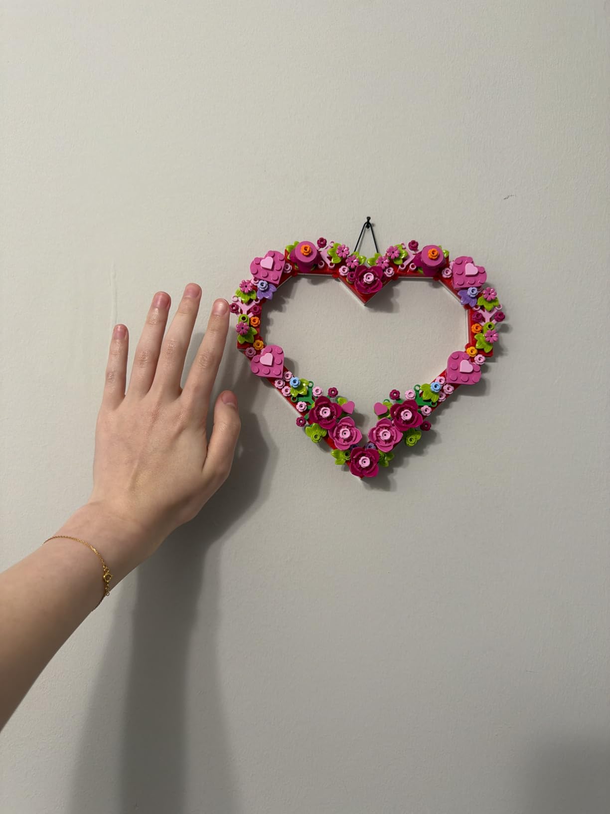 LEGO Heart Ornament Building Toy Set - Fun Arts and Crafts Idea for Girls and Boys, Ages 9+ - Gift for Kids - Display on The Wall as Home Decoration - 40638 - Customer Photo 1