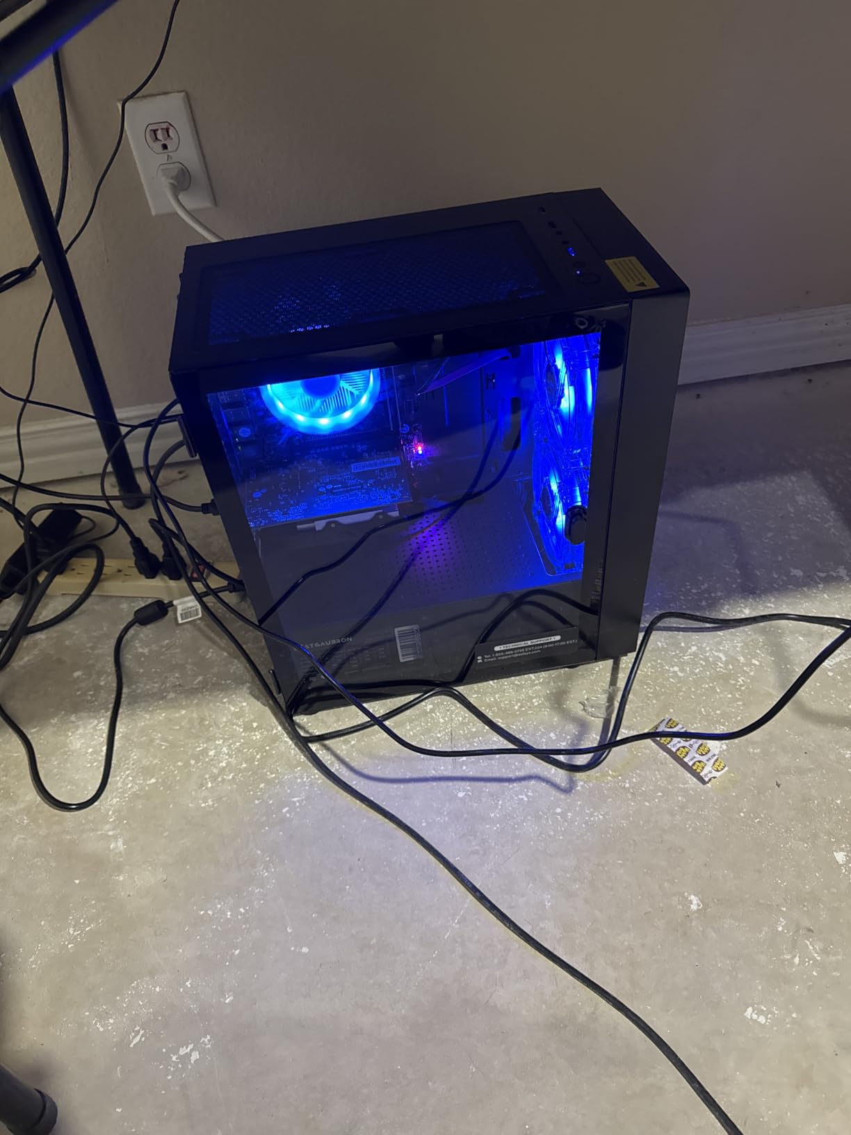 STGAubron Prebuilt Gaming PC Desktop, Radeon RX 550 4G, Intel Core i5 up to 3.7GHz, 16G RAM, 512G SSD, WiFi 6, BT 5.3, RGB Fan x2, Windows 11 Home - Customer Photo 1