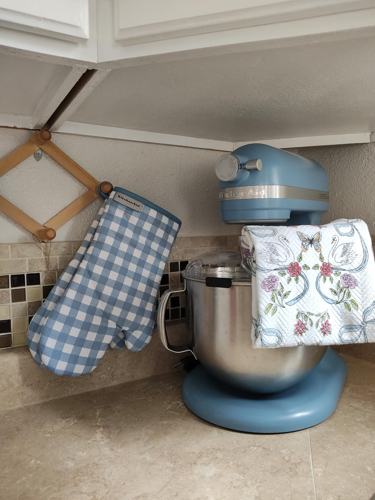 KitchenAid® 7 Quart Bowl-Lift Stand Mixer, Blue Velvet Customer Review KitchenAid® 7 Quart Bowl-Lift Stand Mixer, Blue Velvet - Customer Photo 1