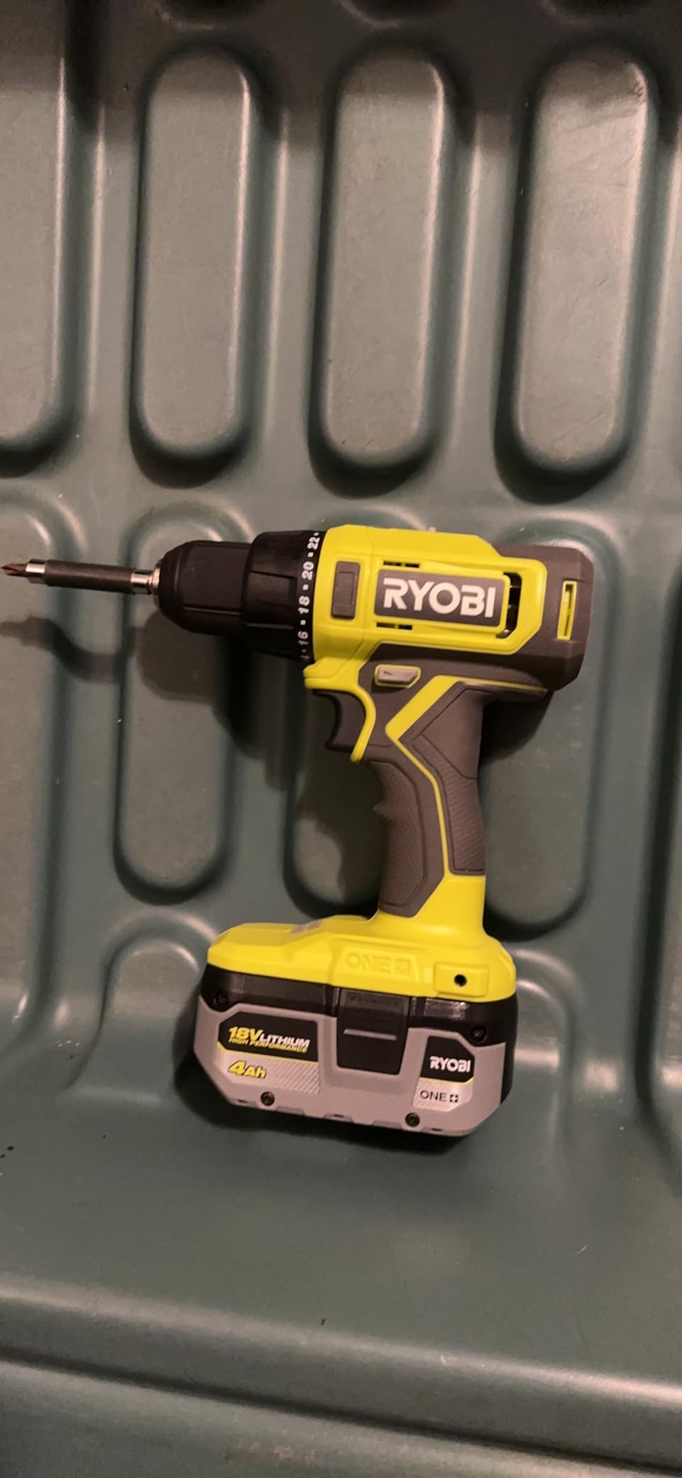 RYOBI ONE+ 18V Cordless 1/2 in. Drill/Driver (Tool Only) PCL206B Black Green Customer Review RYOBI ONE+ 18V Cordless 1/2 in. Drill/Driver (Tool Only) PCL206B Black Green - Customer Photo 1