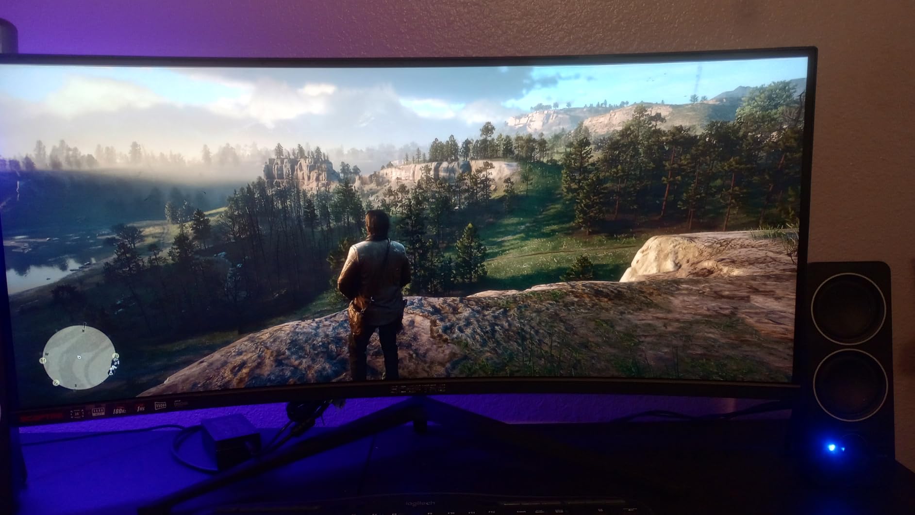 Sceptre 34-Inch Curved Ultrawide WQHD Monitor 3440 x 1440 R1500 up to 180Hz/165Hz DisplayPort x2 99% sRGB 1ms Picture by Picture, Build-in Speakers Machine Black 2025 (C345B-QUT168) - Customer Photo 2