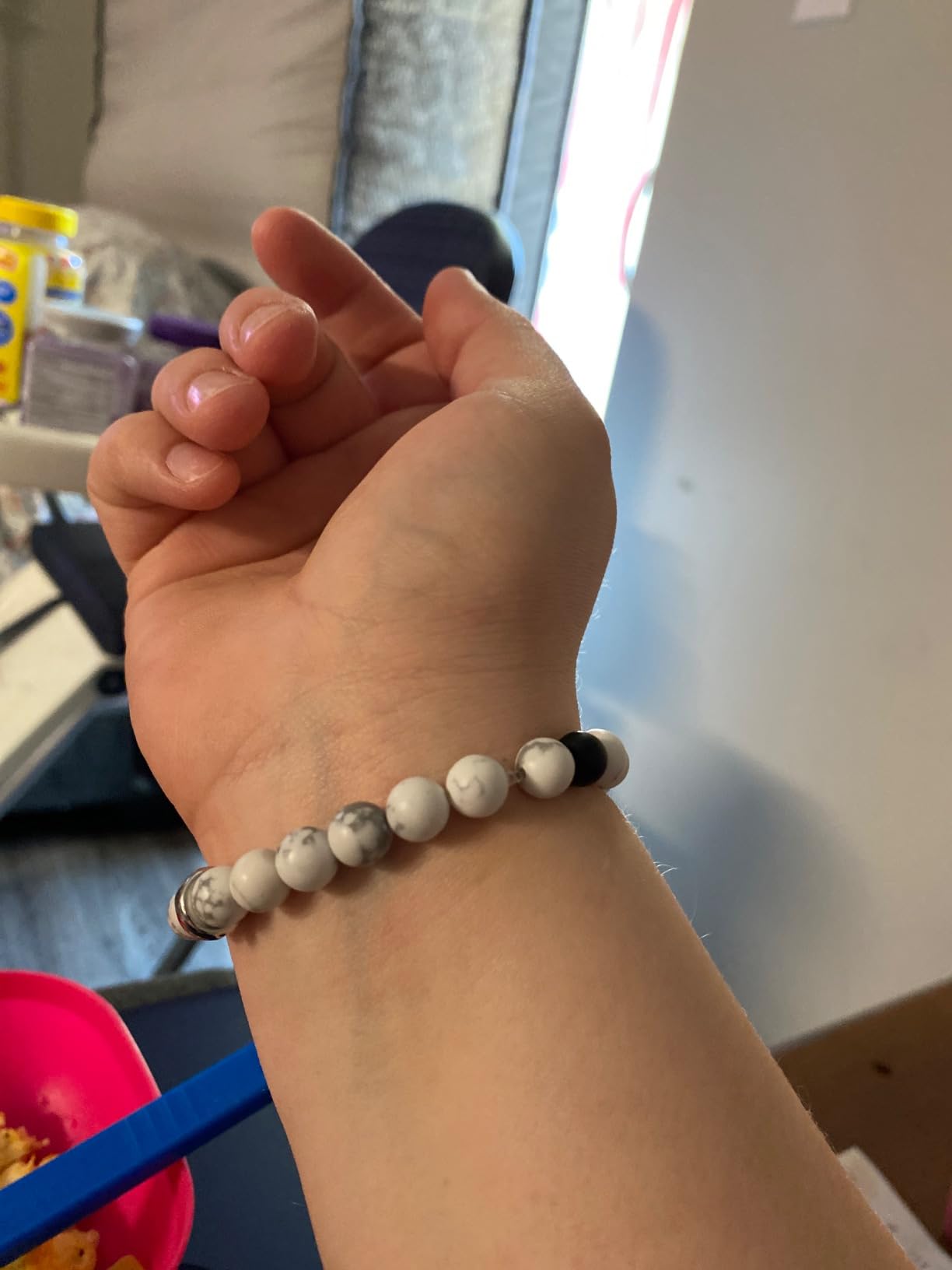 UNGENT THEM Matching Couple Ring Bracelets for Boyfriend Girlfriend Husband Wife Valentines Anniversary Birthday Engagement Gifts - Customer Photo 1