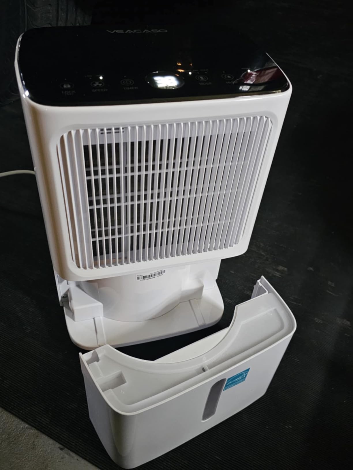 2500 Sq.Ft Dehumidifiers for Home with Drain Hose Max 34 Pints, VEAGASO Dehumidifier for Basement, Large Room, Bathroom, Bedroom, Three Modes, Intelligent Humidity Control, Dry Clothes, 24HR Timer - Customer Photo 2