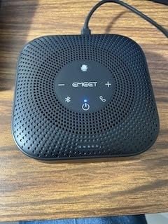EMEET Conference Speakerphone M0 Plus, 4 AI Mics 360° Voice Pickup, Noise Reduction, USB C Speaker, Bluetooth Conference Speaker for 8 People w/Daisy Chain for 16 Compatible with Leading Software Customer Review EMEET Conference Speakerphone M0 Plus, 4 AI Mics 360° Voice Pickup, Noise Reduction, USB C Speaker, Bluetooth Conference Speaker for 8 People w/Daisy Chain for 16 Compatible with Leading Software - Customer Photo 1