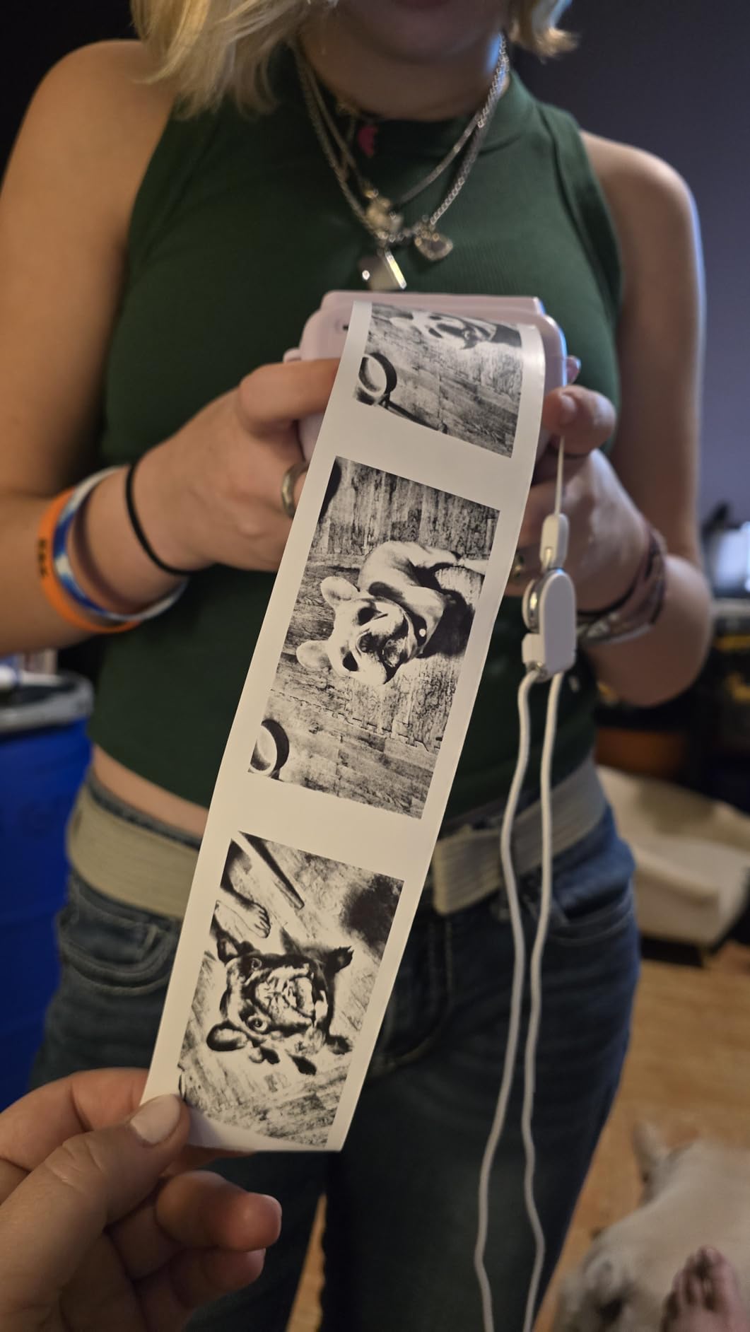 Instant Print Camera for Kids, Christmas Birthday Gifts for Girls Boys Age 3-12,Kids Digital Cameras for Toddler, Portable Toy for 3 4 5 6 7 8 9 10 Year Old Girl with 32GB SD Card-Purple - Customer Photo 1