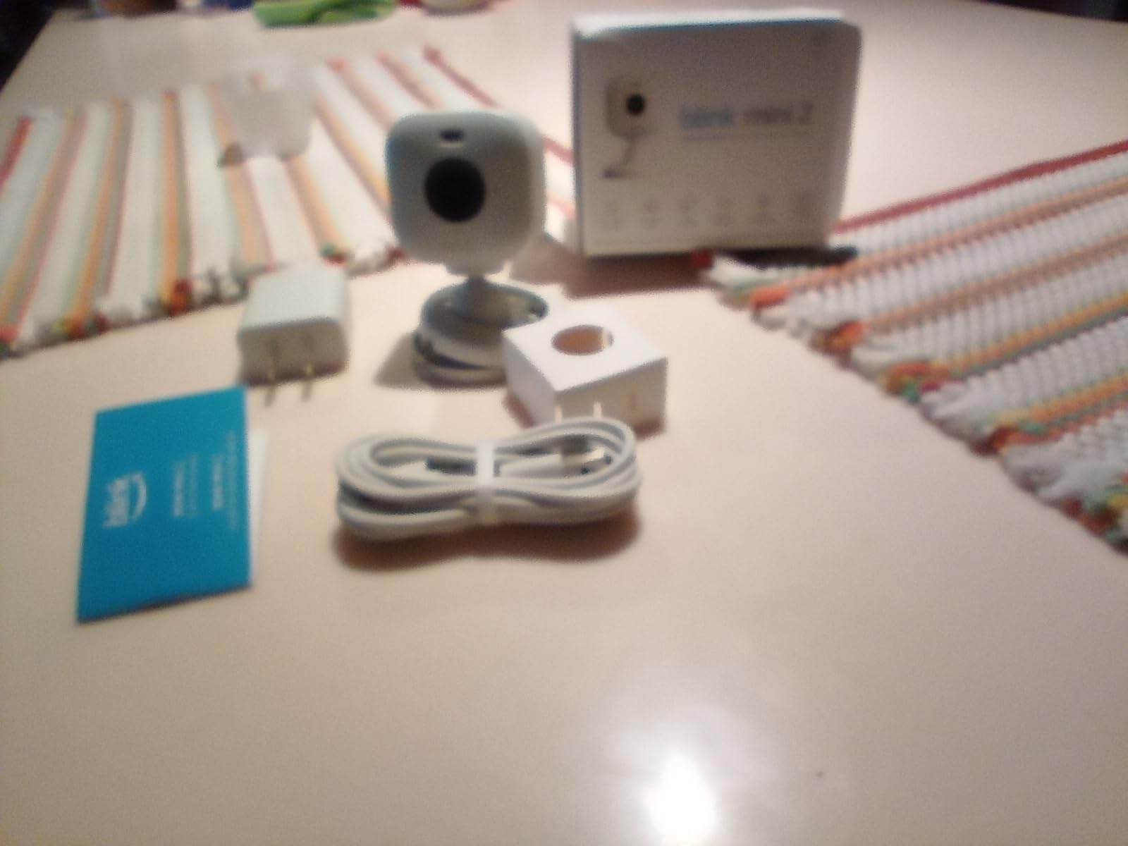 Blink Mini 2 — Home Security & Pet Cameras with HD video, color night view, motion detection, two-way audio, and built-in spotlight — 2 cameras (White) - Customer Photo 5