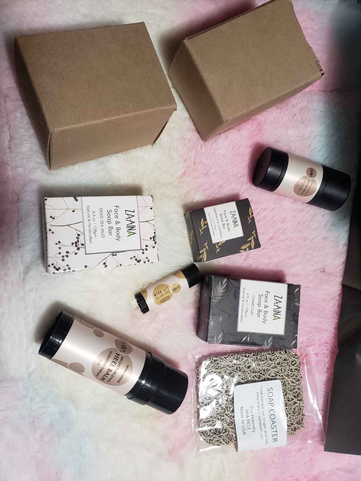 ZAAINA Men's Self Care Package, Relaxation Spa Gift Set for Him - Luxury Natural Handmade Grooming Kit for Husband Dad Friend, Birthday & Christmas Gifts for Men (Deluxe Set) - Customer Photo 4