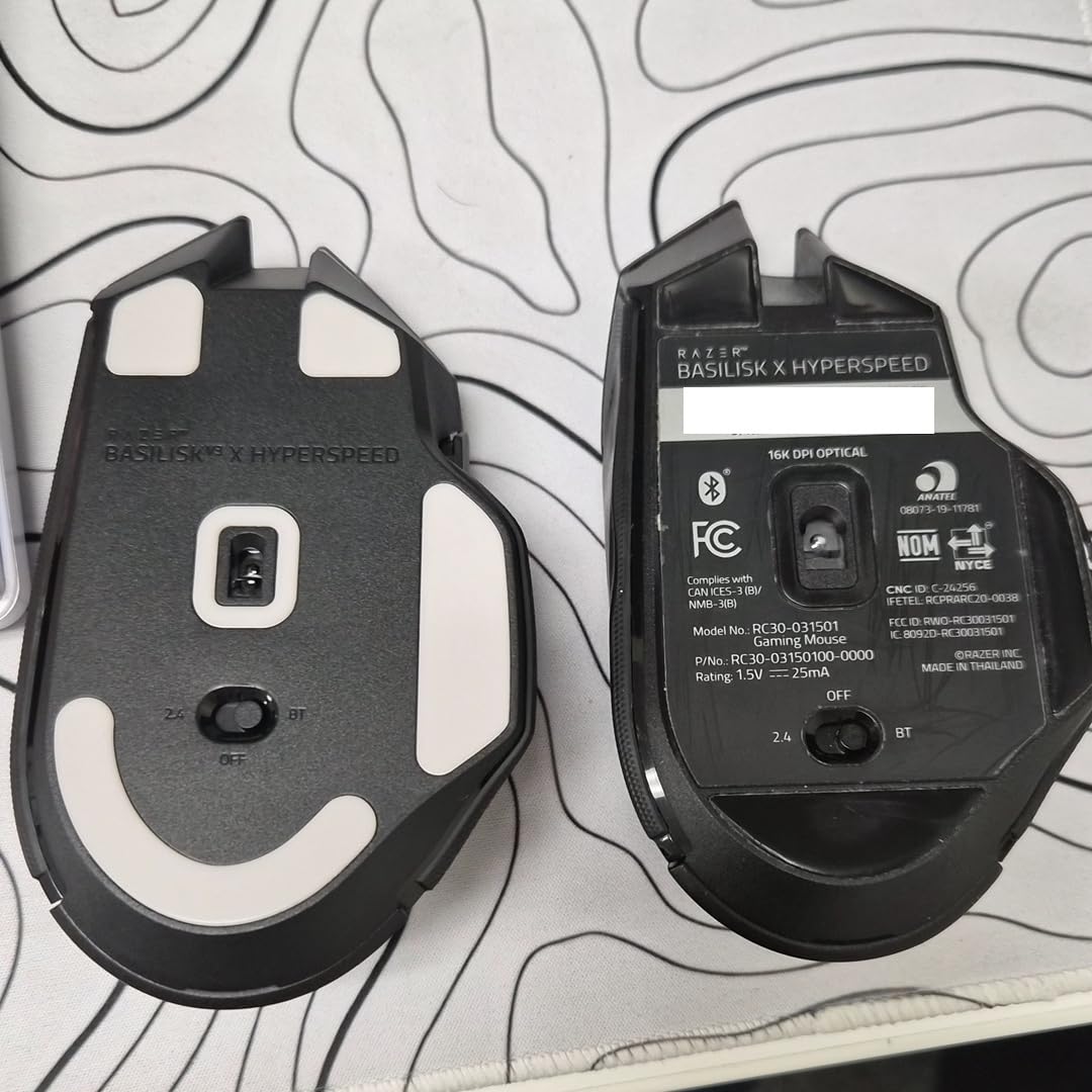 Basilisk V3 X HyperSpeed Customizable Wireless Gaming Mouse: Mechanical Switches Gen-2-5G Advanced 18K Optical Sensor - Chroma RGB 9 Programmable Controls 535 Hr Battery Classic Black - Customer Photo 2