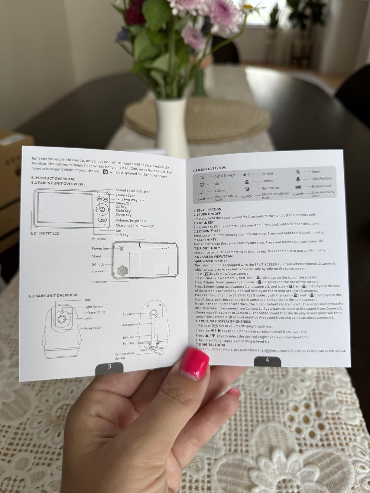 OKAIDI Video Baby Monitor with Camera and Audio, 5 OKAIDI Video Baby Monitor with Camera and Audio, 5