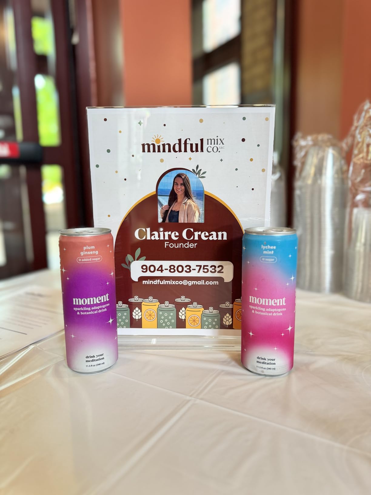Drink Your Meditation Mocktails Non Alcoholic Drinks (Shark Tank) | SPARKLING Adaptogen Drink | L-Theanine & Ashwagandha for Calm & Clarity | 0 Added Sugar 0 Caffeine, (Variety) Mocktails, 11.5 Fl Oz (Pack of 12) - Customer Photo 1