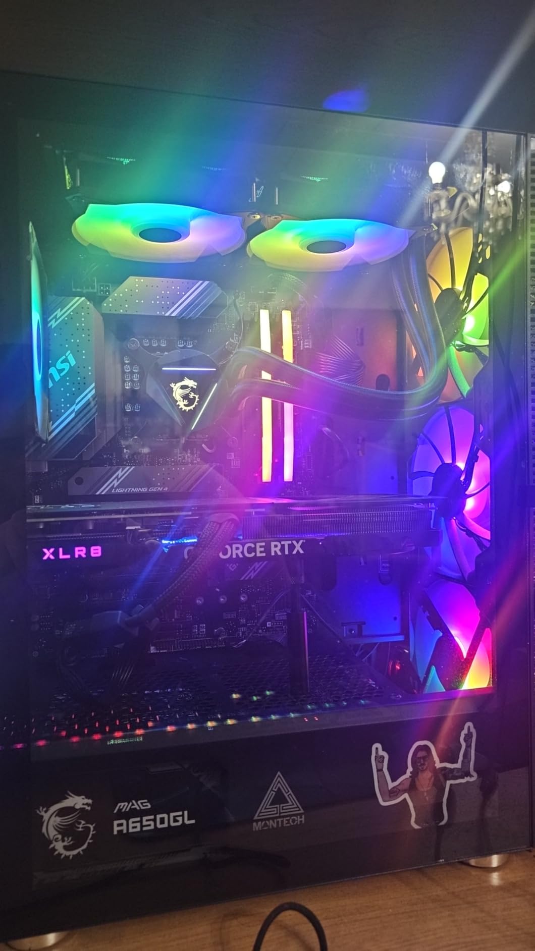 CORSAIR VENGEANCE RGB DDR5 RAM 32GB (2x16GB) 6000MHz CL36-44-44-96 1.35V Intel XMP 3.0 Computer Memory – Black (CMH32GX5M2E6000C36) Customer Review CORSAIR VENGEANCE RGB DDR5 RAM 32GB (2x16GB) 6000MHz CL36-44-44-96 1.35V Intel XMP 3.0 Computer Memory – Black (CMH32GX5M2E6000C36) - Customer Photo 1