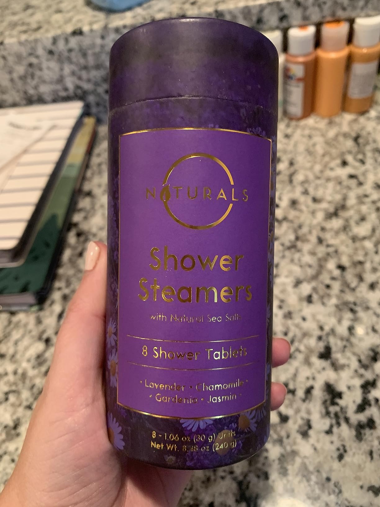 Shower Steamers Aromatherapy - Birthday Gifts for Women and Men - Shower Bombs Aromatherapy, Spa Day Essentials, Relaxation Spa Gifts - Self Care Stocking Stuffers (Lavender 8 Count) - Customer Photo 2