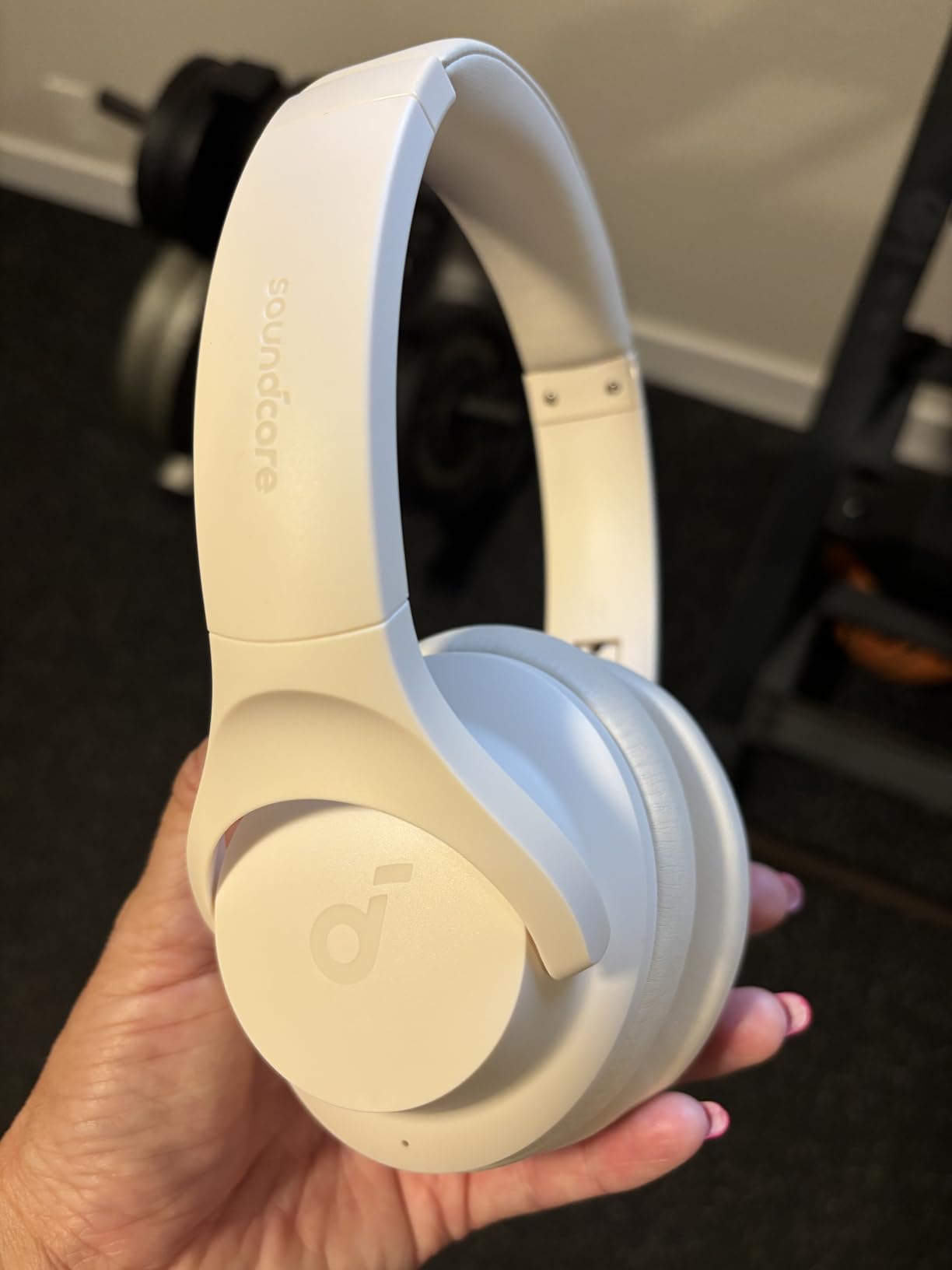 Soundcore by Anker Q20i Hybrid Active Noise Cancelling Headphones, Wireless Over-Ear Bluetooth, 40H Long ANC Playtime, Hi-Res Audio, Big Bass, Customize via an App, Transparency Mode - Customer Photo 2