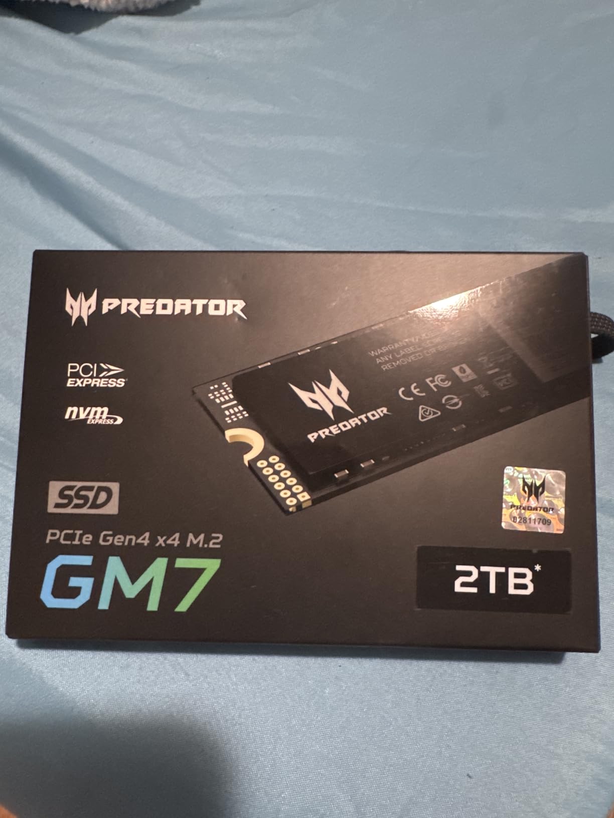 acer Predator GM7 1TB SSD: M.2 2280 PCIe Gen 4 x4 NVMe 2.0, Read Speed Up to 7400 MB/s, Internal PC Solid State Drive for Laptop, Desktop and PS5 Customer Review acer Predator GM7 1TB SSD: M.2 2280 PCIe Gen 4 x4 NVMe 2.0, Read Speed Up to 7400 MB/s, Internal PC Solid State Drive for Laptop, Desktop and PS5 - Customer Photo 3