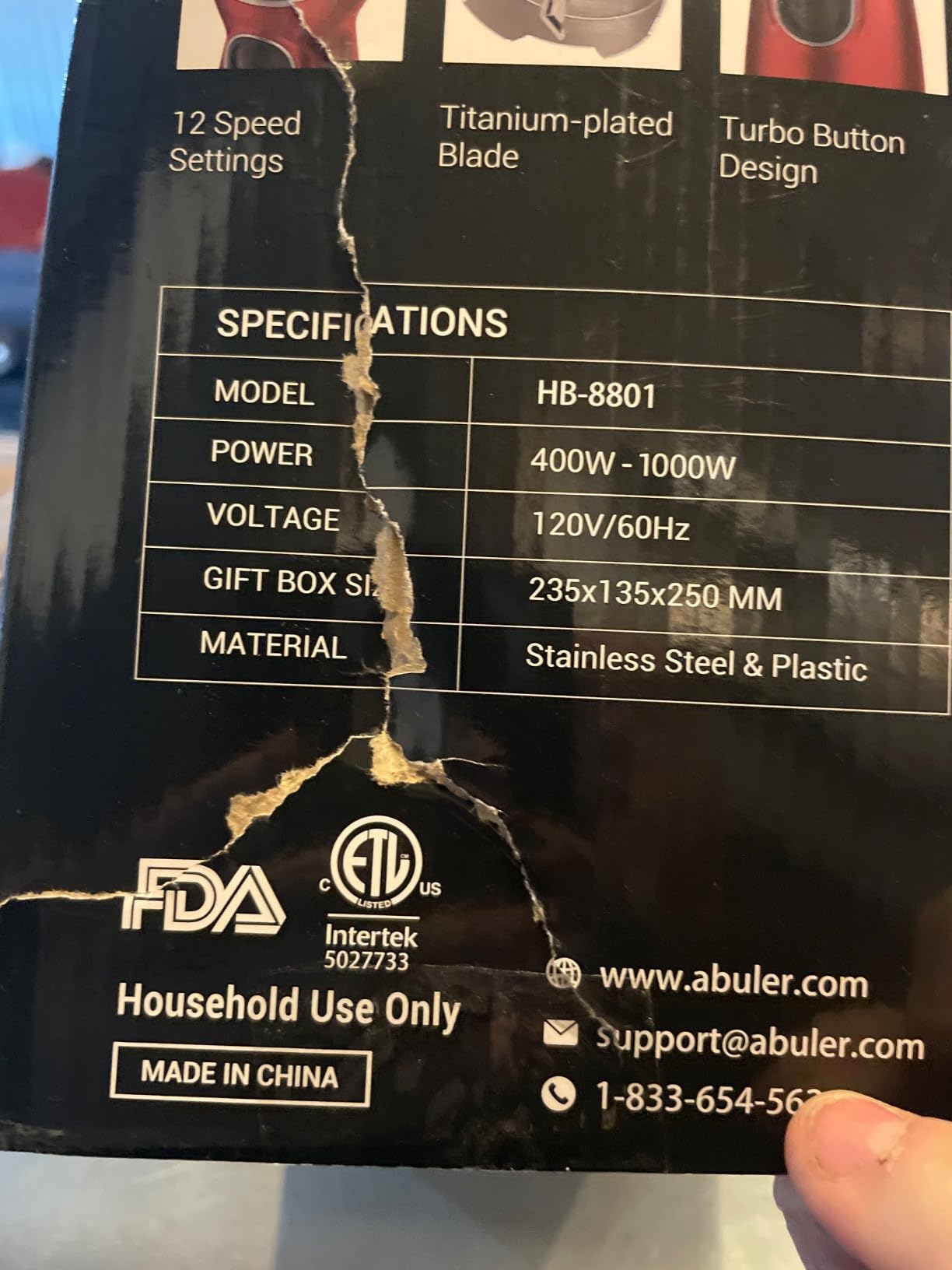 Immersion Blender Handheld Hand Blender, 1000W 5 in 1 Hand Mixer Stick, BPA-Free 12 Speed Handheld Blender 304 Stainless, Mixing Beaker, Chopper, Whisk, Milk Frother, Soup, Smoothies, Baby Food, Sauce Customer Review Immersion Blender Handheld Hand Blender, 1000W 5 in 1 Hand Mixer Stick, BPA-Free 12 Speed Handheld Blender 304 Stainless, Mixing Beaker, Chopper, Whisk, Milk Frother, Soup, Smoothies, Baby Food, Sauce - Customer Photo 3