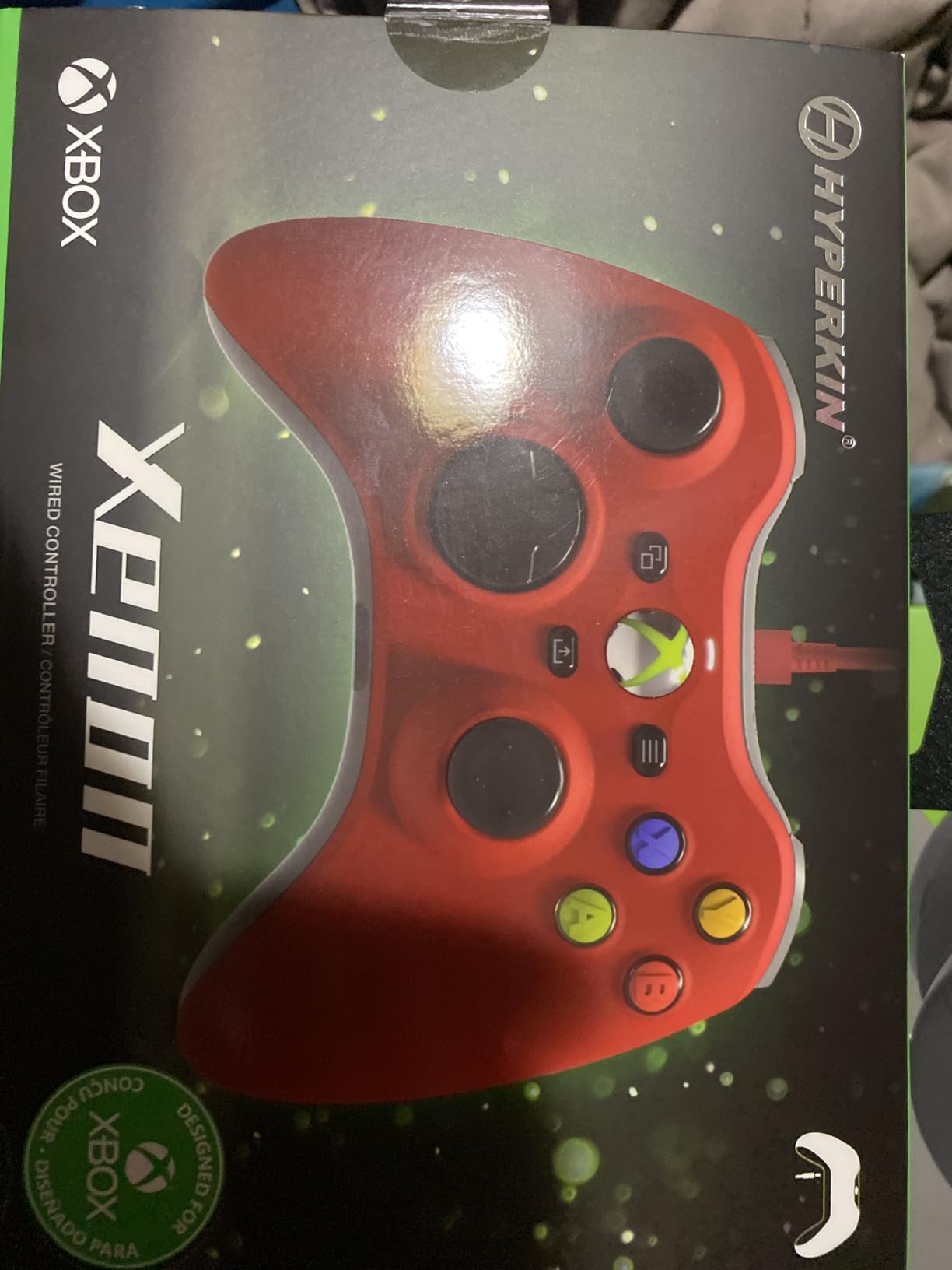 Hyperkin Xenon Wired Controller for Xbox Series X/S, Xbox One / 360, Windows 10|11, PC, with 3.5MM Audio Jack, Impulse Triggers - Officially Licensed Black - Customer Photo 1