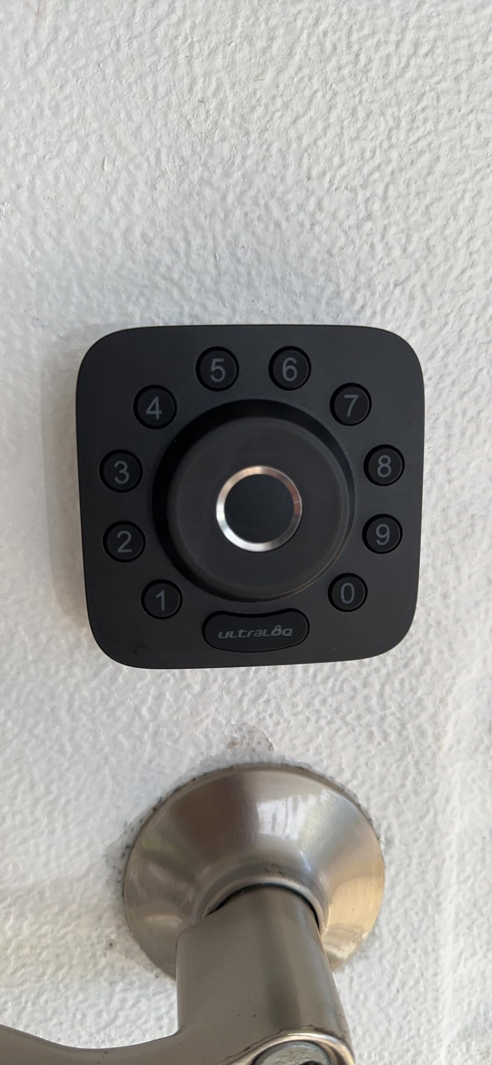 ULTRALOQ U-Bolt Pro WiFi Smart Lock with Door Sensor, 8-in-1 Keyless Entry Door Lock with Fingerprint ID, App Remote Control, Built-in WiFi Keypad Deadbolt, Auto Unlock, IP65 Waterproof, Easy Install - Customer Photo 2