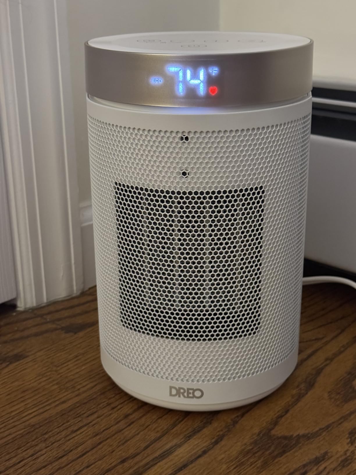 Dreo Space Heater, Portable Electric Heaters for Indoor Use with Thermostat and Remote, 2024 Upgraded, Digital Display, 12H Timer, 5 Mode, 1500W PTC Ceramic Fast Safety Heat for Office Bedroom Home - Customer Photo 2
