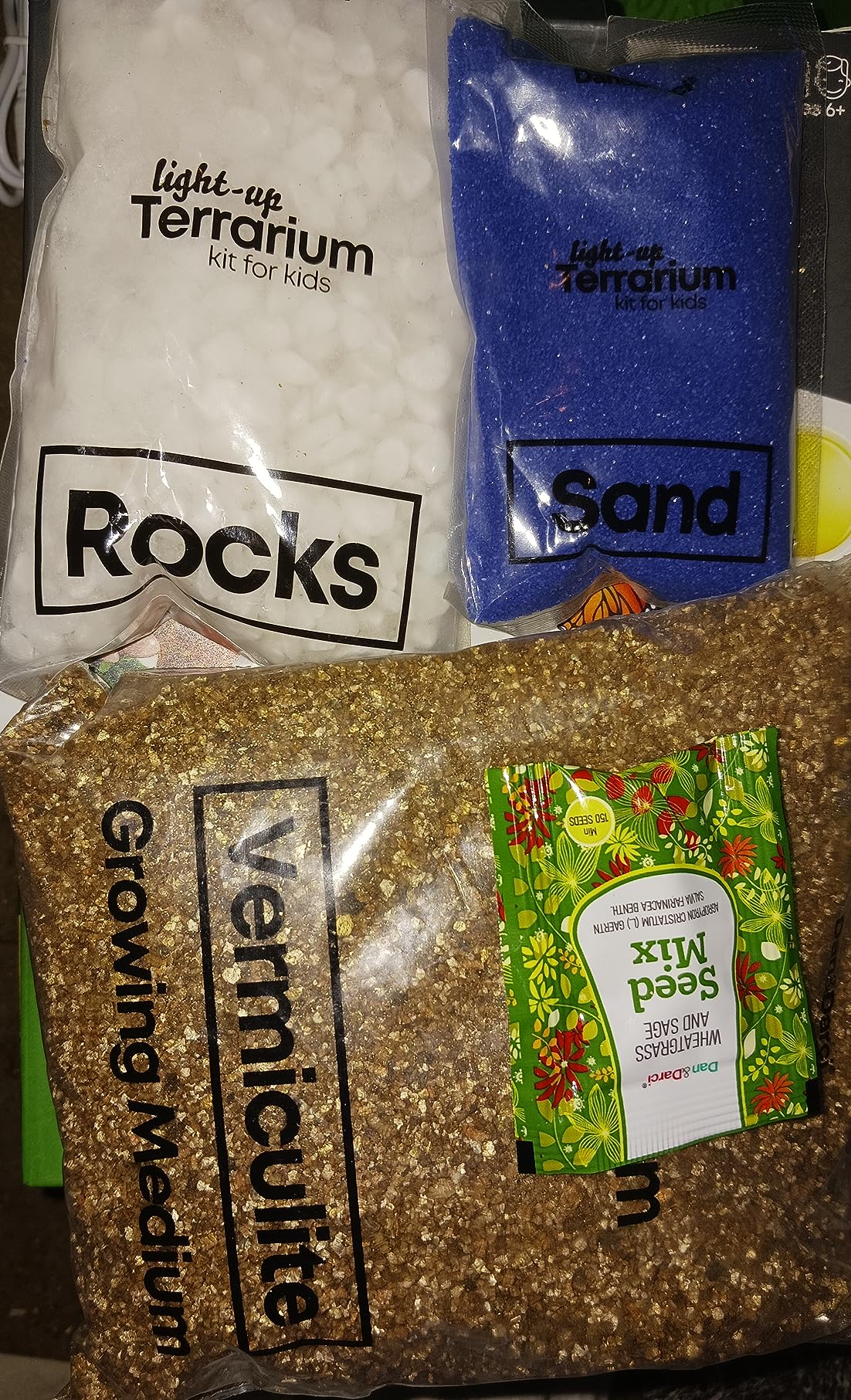 Dan&Darci Light-Up Terrarium Kit for Kids - STEM Science Kit - Educational DIY Toy for Boys & Girls - Birthday Craft Project Idea for Ages 6 7 8 9 10 11 12 Year Old - Customer Photo 2