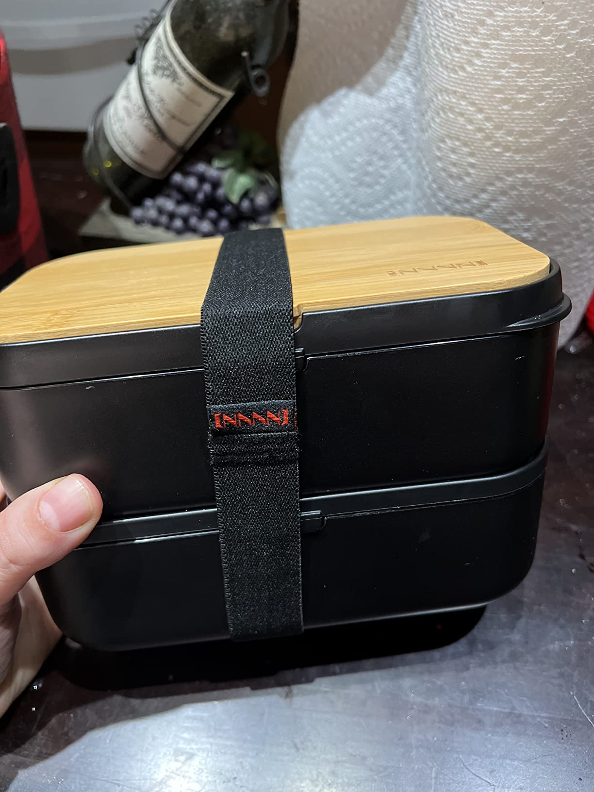 Bento Box for Adult Lunch Containers with Utensils for Men/Women Green - Natural Bamboo Lid, Chopsticks, Microwave Safe, Dishwasher Safe, Bpa Free, Gifts for Women, Cute, Small - Customer Photo 2