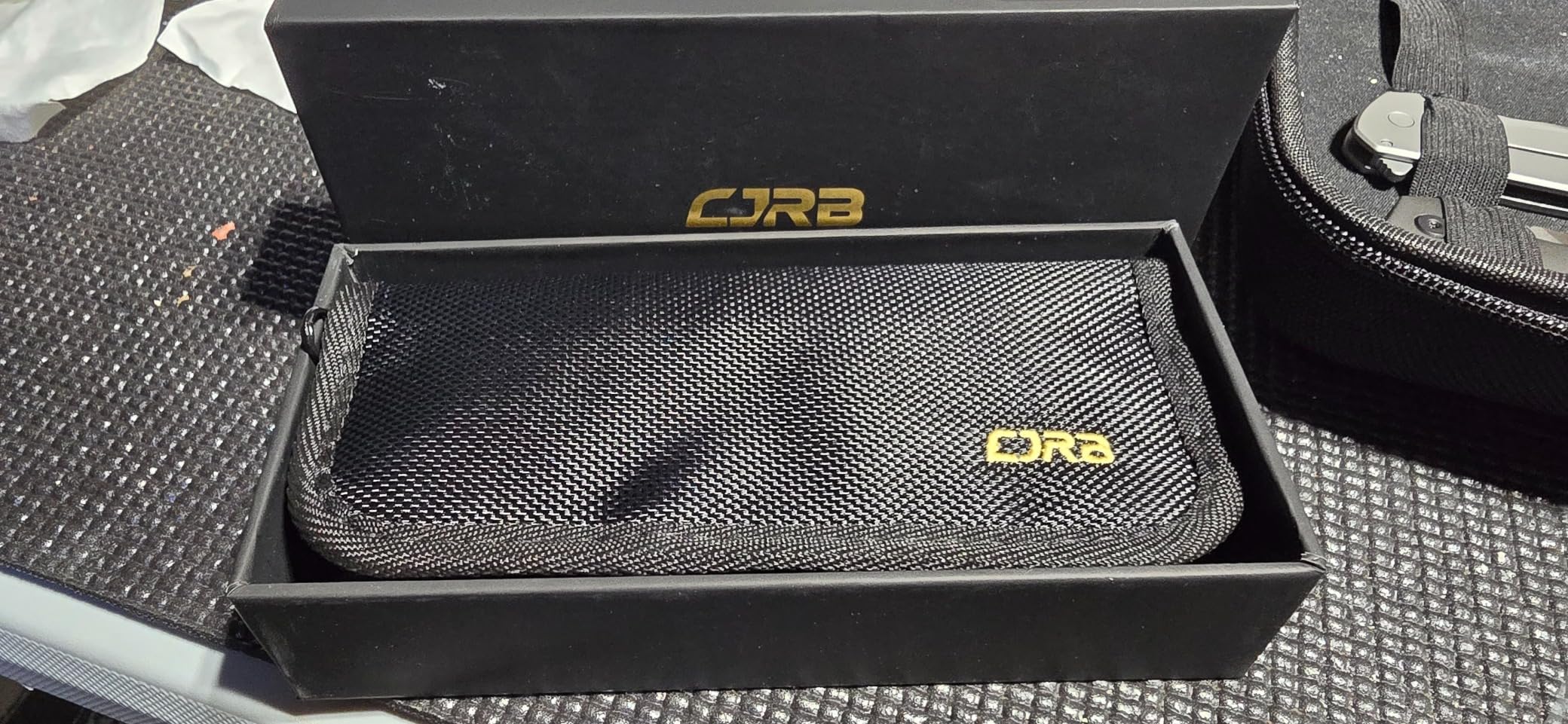 CJRB CUTLERY Pocket Knife Pyrite (J1925L) Button Lock EDC Large Foldable Knife AR-RPM9 Steel Blade and Green Micarta Handle Pink Outdoor for Women Men for Gifts - Customer Photo 2