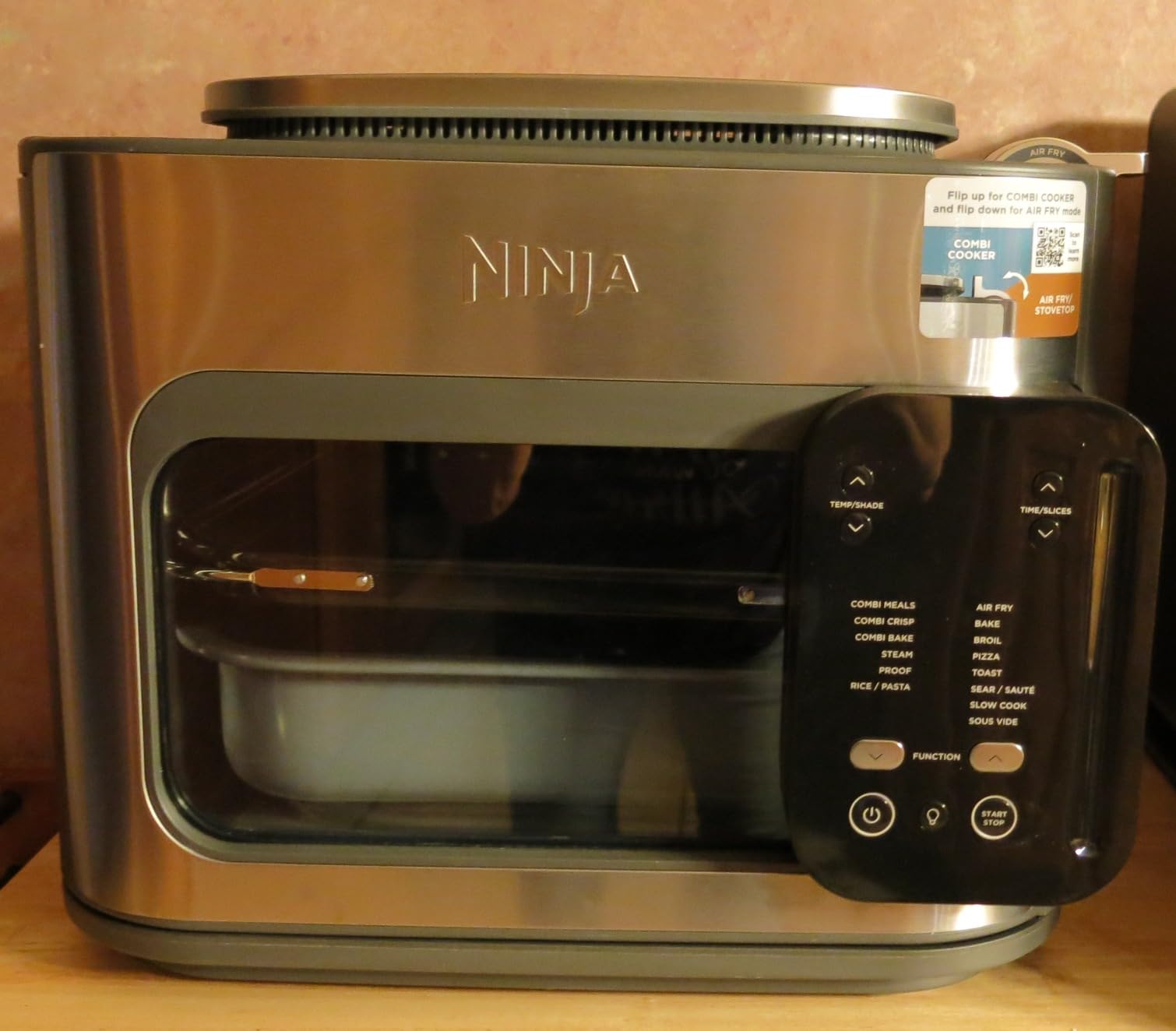 Ninja Combi All-in-One Multicooker, Oven, & Air Fryer, Complete Meals in 15 Mins, 14-in-1 Functions, Combi Cooker + Air Fry, Bake, Roast, Slow Cook and More, 3 Accessories, Stainless Steel, SFP701 Customer Review Ninja Combi All-in-One Multicooker, Oven, & Air Fryer, Complete Meals in 15 Mins, 14-in-1 Functions, Combi Cooker + Air Fry, Bake, Roast, Slow Cook and More, 3 Accessories, Stainless Steel, SFP701 - Customer Photo 2