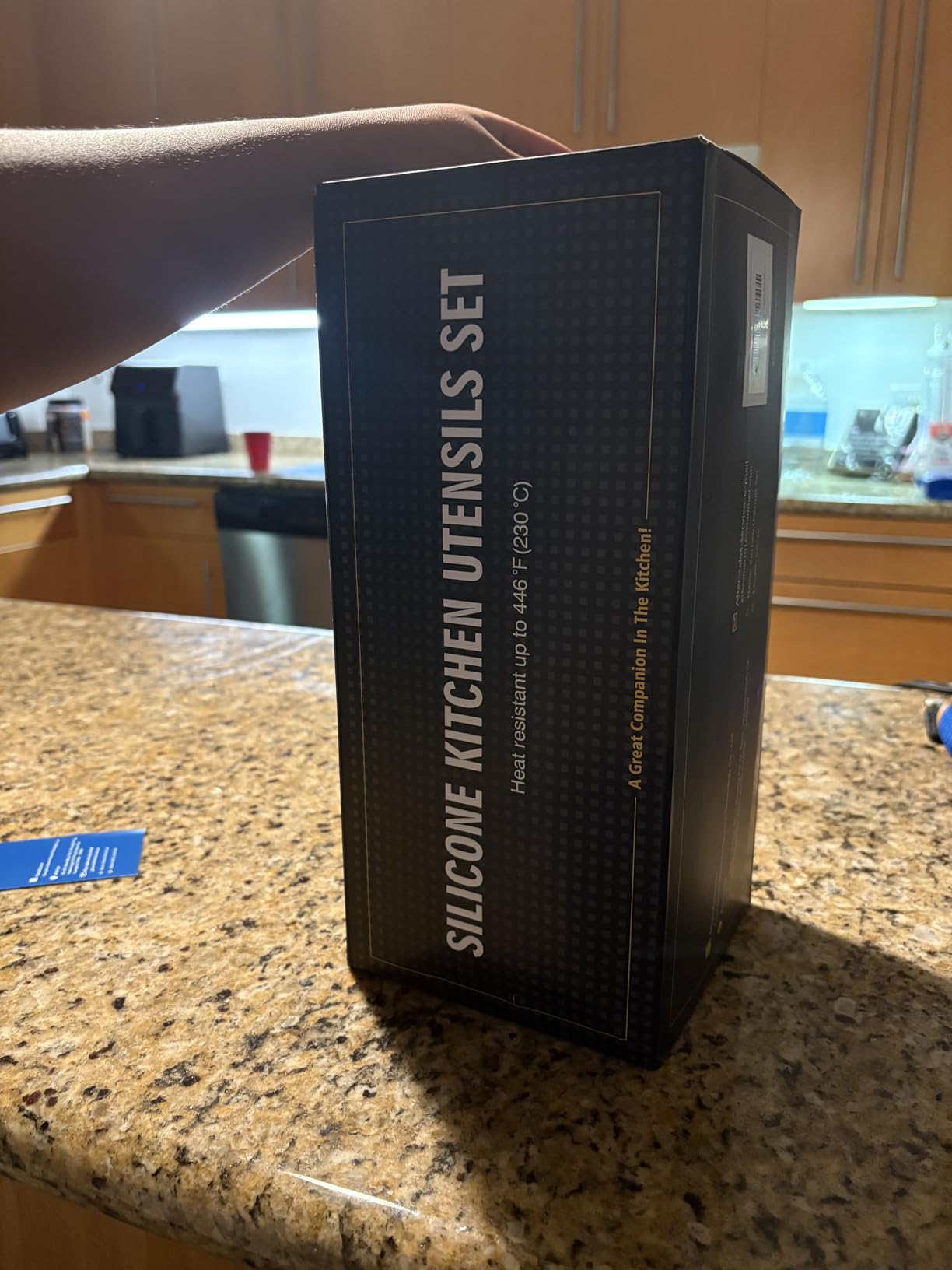 Umite Chef Silicone Kitchen Utensil Set, 34PCS Heat Resistant Kitchen Gadgets and Tools With Grater, Wood Handles for Nonstick Cookware - Customer Photo 2