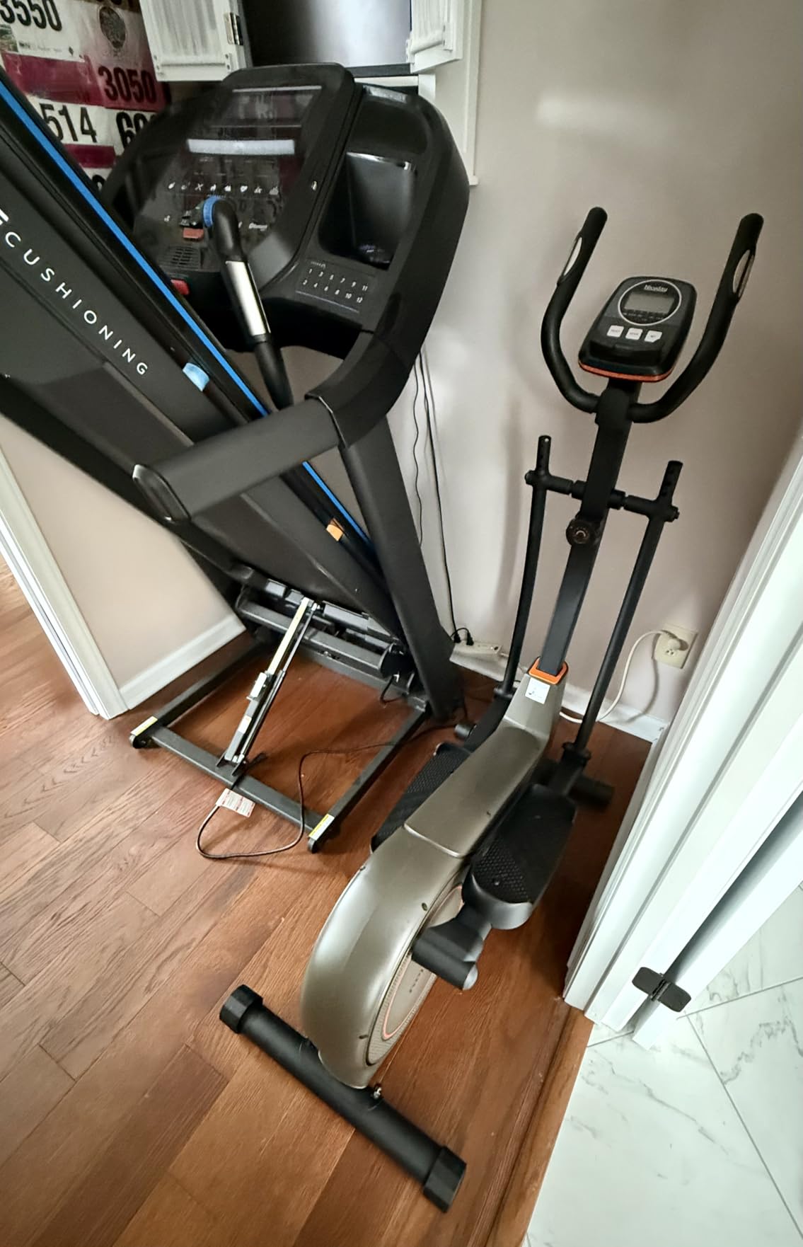 Niceday Elliptical Machine, Elliptical Exercise Machine for Home with Hyper-Quiet Magnetic Driving System, Elliptical Trainer with 15.5IN & 20IN Stride, 16 Resistance Levels, 500LBS Loading Capacity - Customer Photo 1