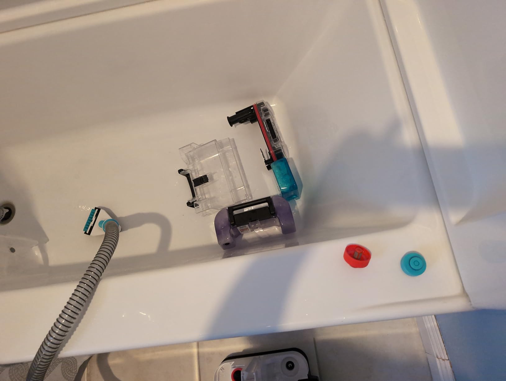 Shark StainStriker Portable Carpet, Upholstery & Area Rug Cleaner with Pet Mess Tool, Stain & Odor Remover, Perfect for Car Interiors, Includes 3 Cleaning Tools & Cleaning Solution, White, PX201 - Customer Photo 5