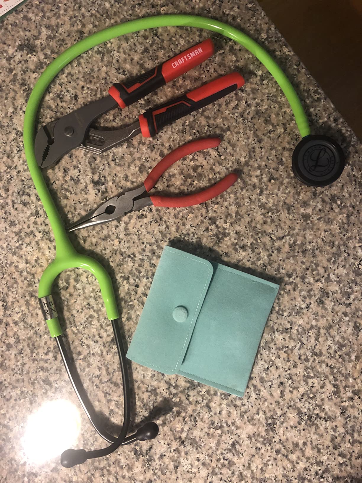 Personalized Stethoscope Name Tag Custom Stethoscope ID Charm Accessories Nurse Gifts for Doctor Vet - Customer Photo 3