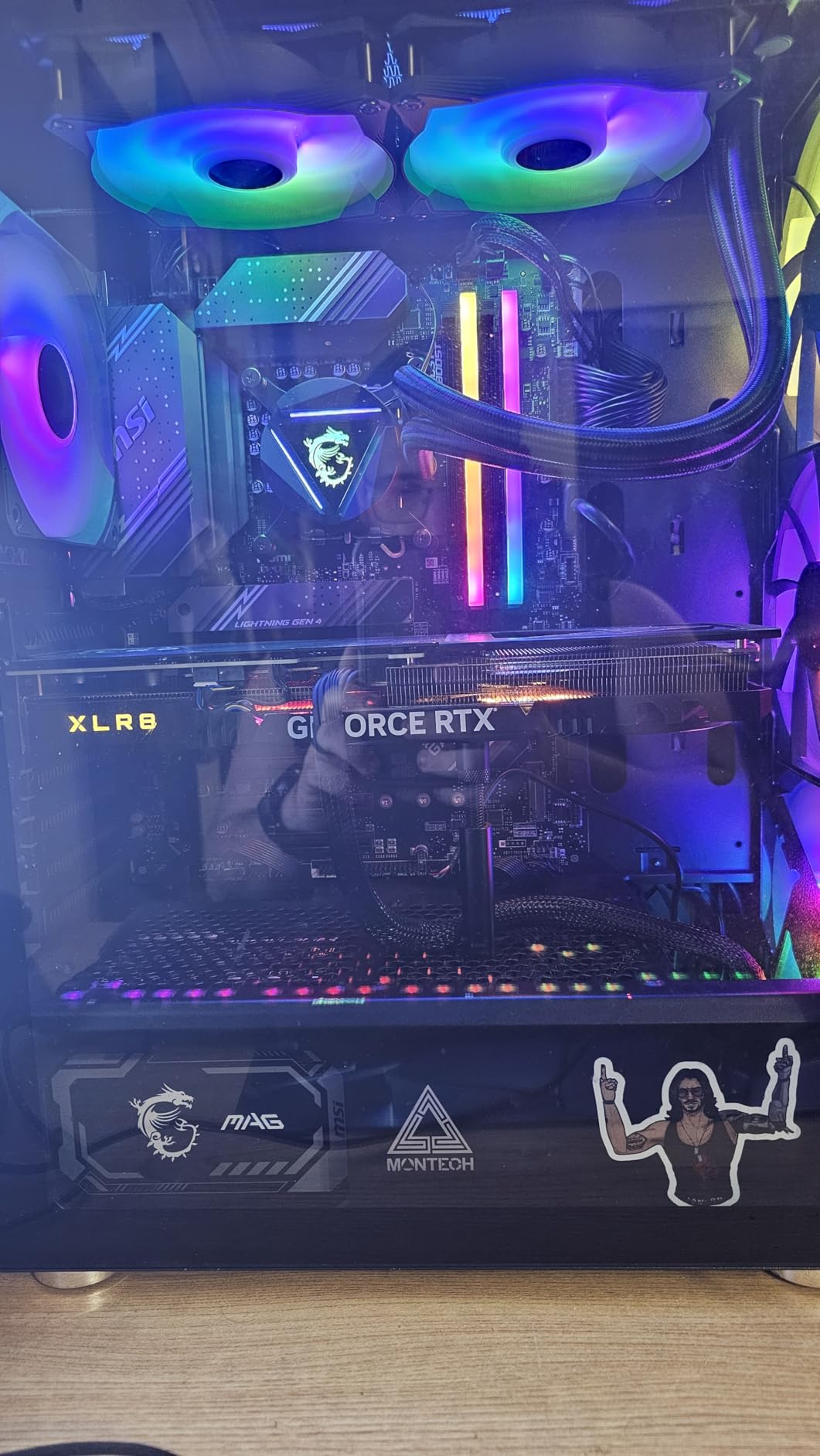 MSI MAG A850GL PCIE5, Fully Modular Compact Gaming 850W Power Supply, 80+ Gold, ATX 3.1 & PCIe 5.1 Ready, Native Dual-Color 12V-2x6 Cable, 10 Year Warranty - Customer Photo 1