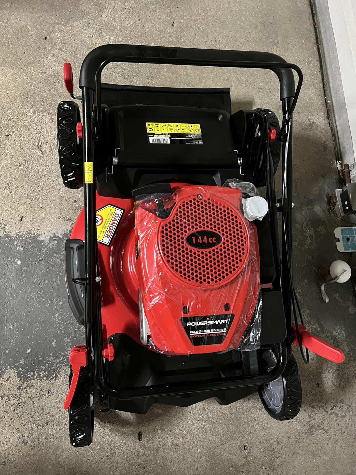 PowerSmart Gas Lawn Mower 21-Inch 144cc OHV Engine 2-in-1 Push Mower with Bagging Customer Review PowerSmart Gas Lawn Mower 21-Inch 144cc OHV Engine 2-in-1 Push Mower with Bagging - Customer Photo 2