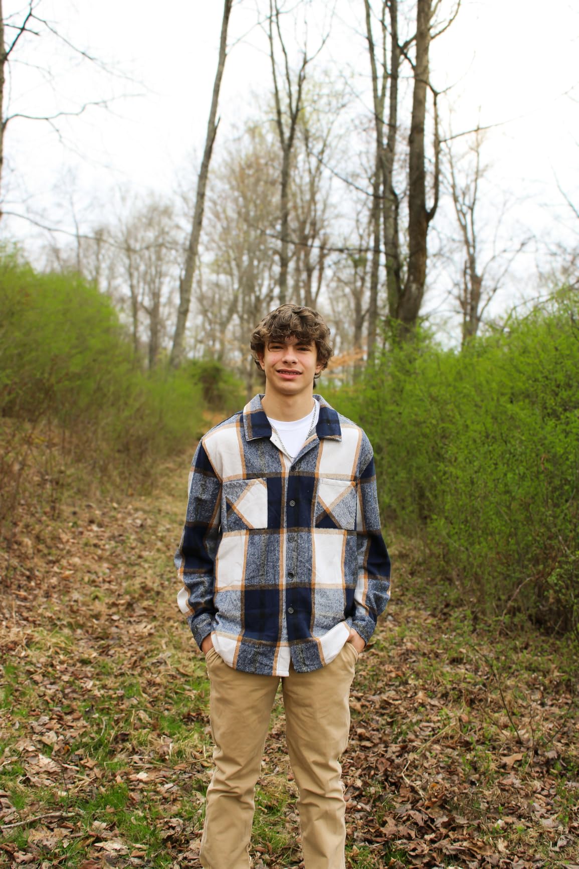 COOFANDY Men's Flannel Shirts Casual Button Down Plaid Shirt Jacket Long Sleeve Fleece Shacket with Pockets Customer Review COOFANDY Men's Flannel Shirts Casual Button Down Plaid Shirt Jacket Long Sleeve Fleece Shacket with Pockets - Customer Photo 5