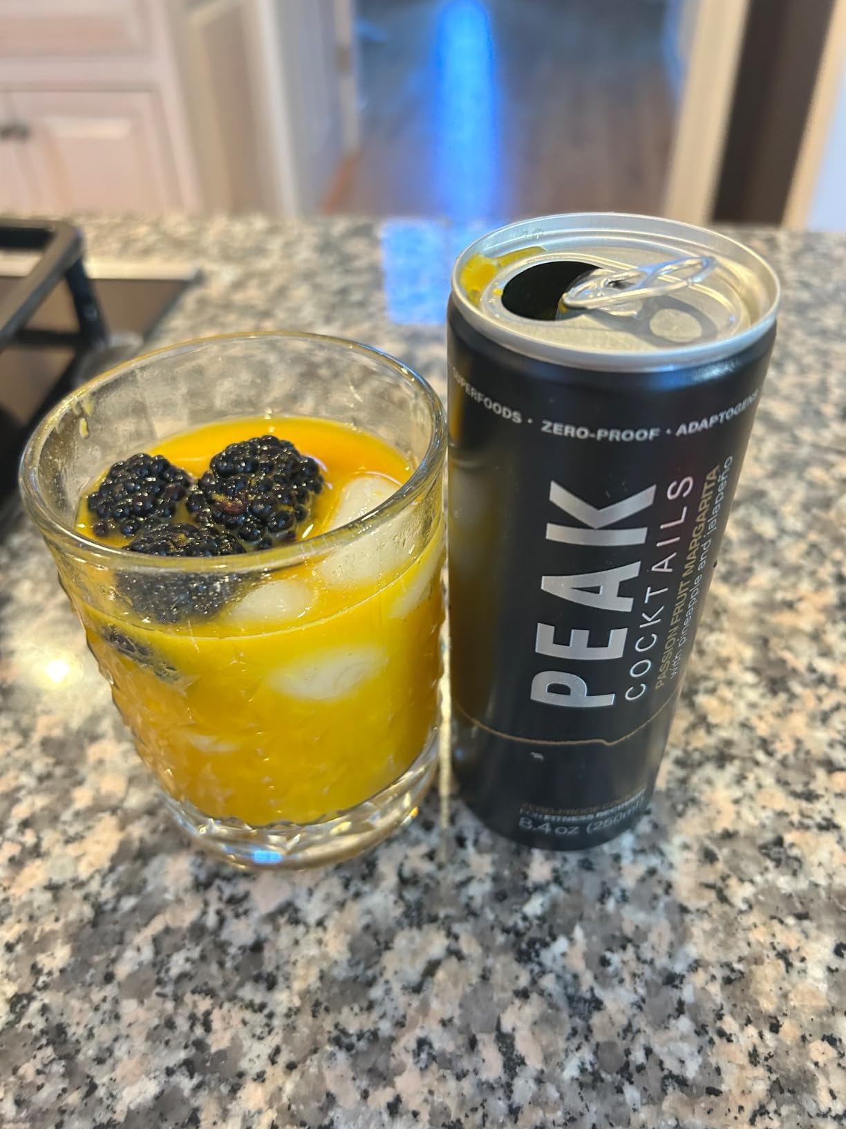 Peak Cocktails Non-Alcoholic Cocktail | Adaptogens, Nootropics, Superfoods for Recovery, Calm, Sleep | Ashwagandha, Tart Cherry, L-Theanine | Mixologist-crafted | 8.4 oz, 12-Pack Variety Pack - Customer Photo 5