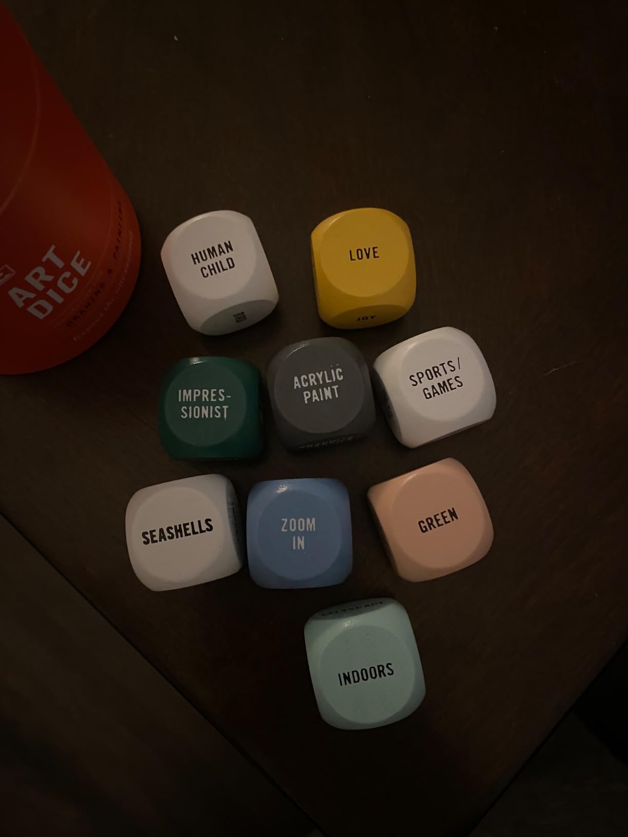 Two Tumbleweeds Writing Dice - Creative Writing Game for Adults, Writers & Teachers - Set of 9 Dice for Story Inspiration - Gifts for Writers - 1+ Players Customer Review Two Tumbleweeds Writing Dice - Creative Writing Game for Adults, Writers & Teachers - Set of 9 Dice for Story Inspiration - Gifts for Writers - 1+ Players - Customer Photo 1