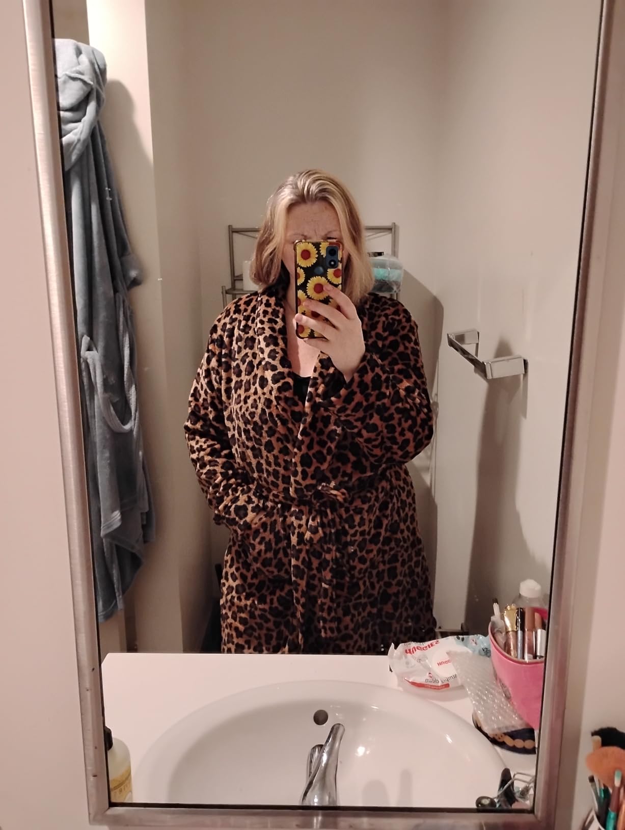 Fruit of the Loom Womens Fleece Robe Customer Review Fruit of the Loom Womens Fleece Robe - Customer Photo 1