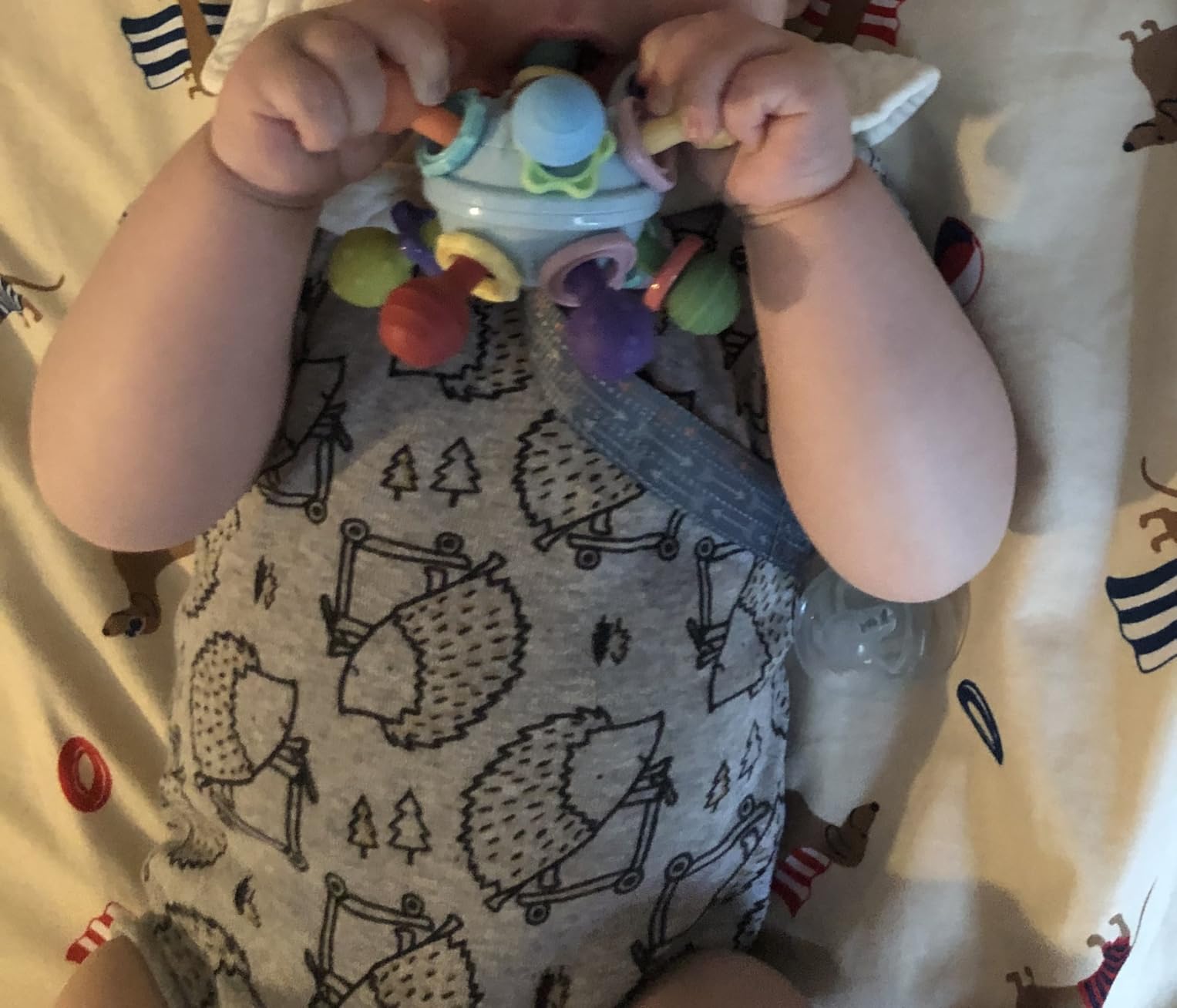 Baby Montessori Sensory Toys for 0-6 6-12 Months, Baby Teether Teething Toys for Babies 0 3 6 9 12 18 Months, Newborn Infant Learning Developmental Toys Gifts for 1 2 Year Old Boys Girls - Customer Photo 1