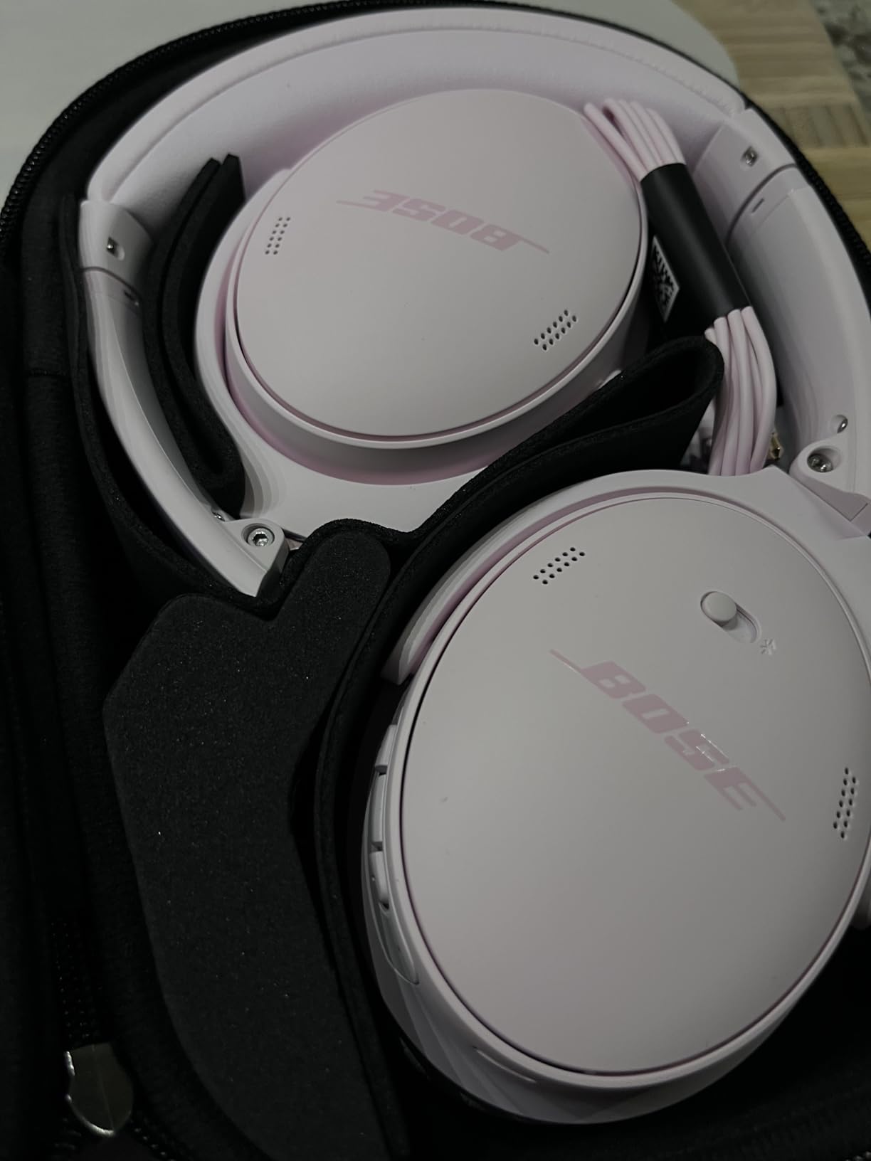 Bose QuietComfort Headphones - Wireless Bluetooth Headphones, Active Over Ear Noise Cancelling and Mic, USB-C Charging, Deep Bass, Up to 24 Hours of Playtime, Black - Customer Photo 5