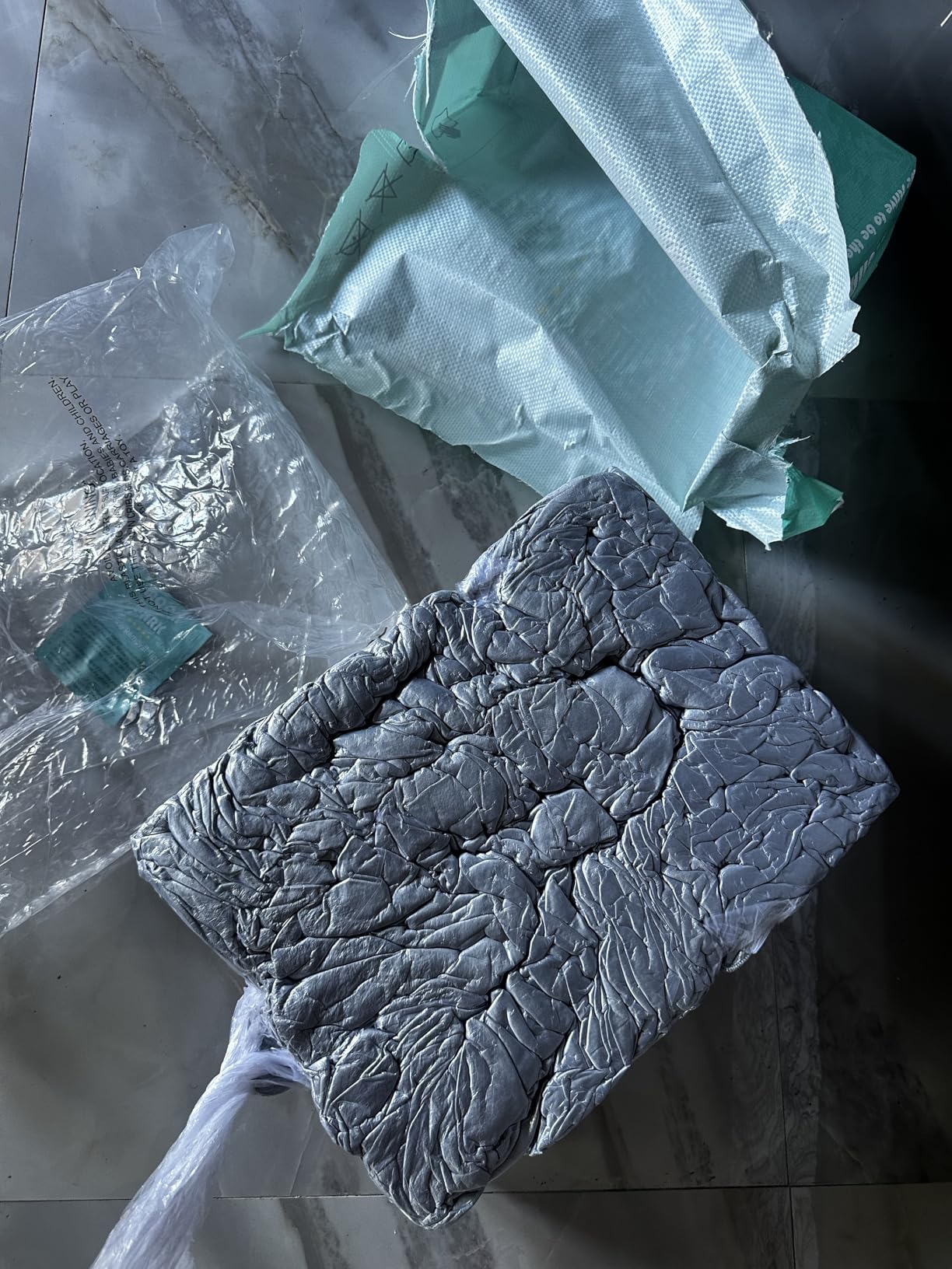 MOON PARK Pregnancy Pillows for Sleeping - 57 Inch U Shaped Full Body Maternity Pillow with Removable Cover - Support for Back, Legs, Belly, HIPS - Pregnancy Pillow for Women - Grey - Customer Photo 4