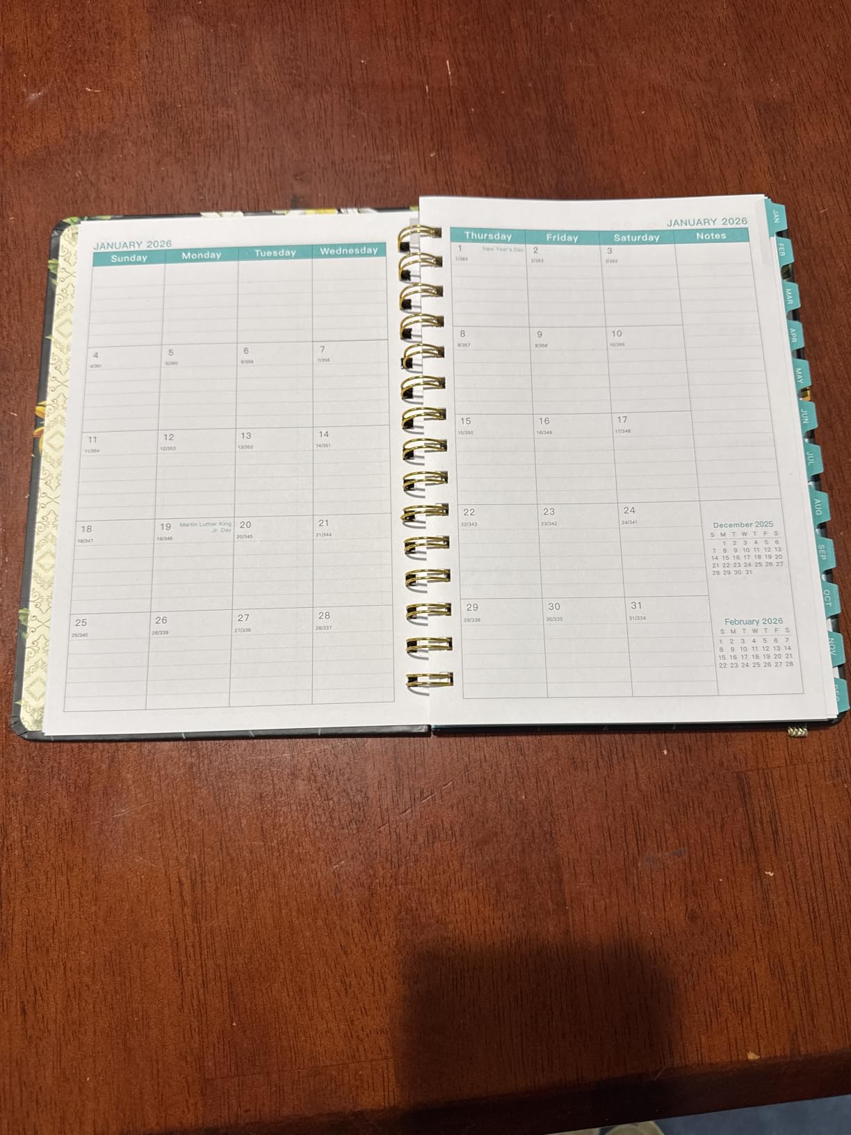 Ymumuda 2026 Planner, Daily Weekly and Monthly Planner，Jan 2026 - Dec 2026, 8.4