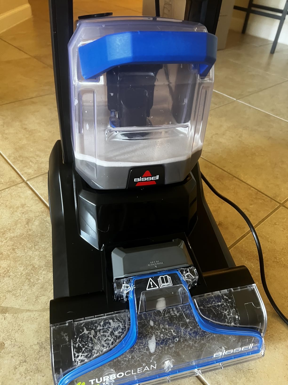 BISSELL TurboClean Pet XL Upright Carpet Cleaner, Upholstery Tough Stain Tool & Formula included, 3746 - Customer Photo 3